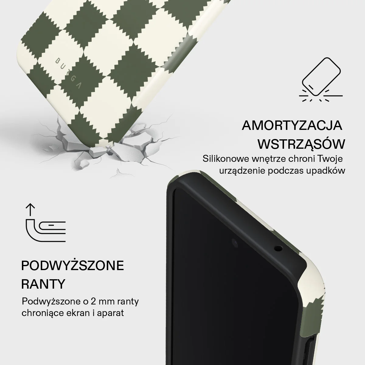 Retro Grid - Samsung Galaxy A35 Etui - Image 4