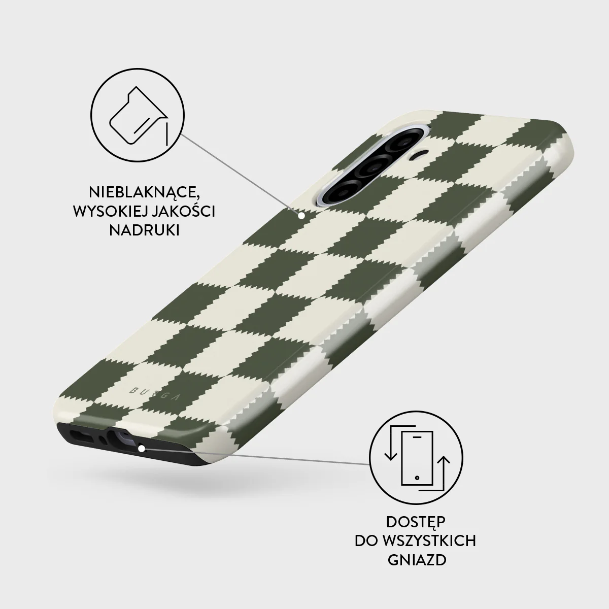Retro Grid - Samsung Galaxy A36 5G Etui - Image 3
