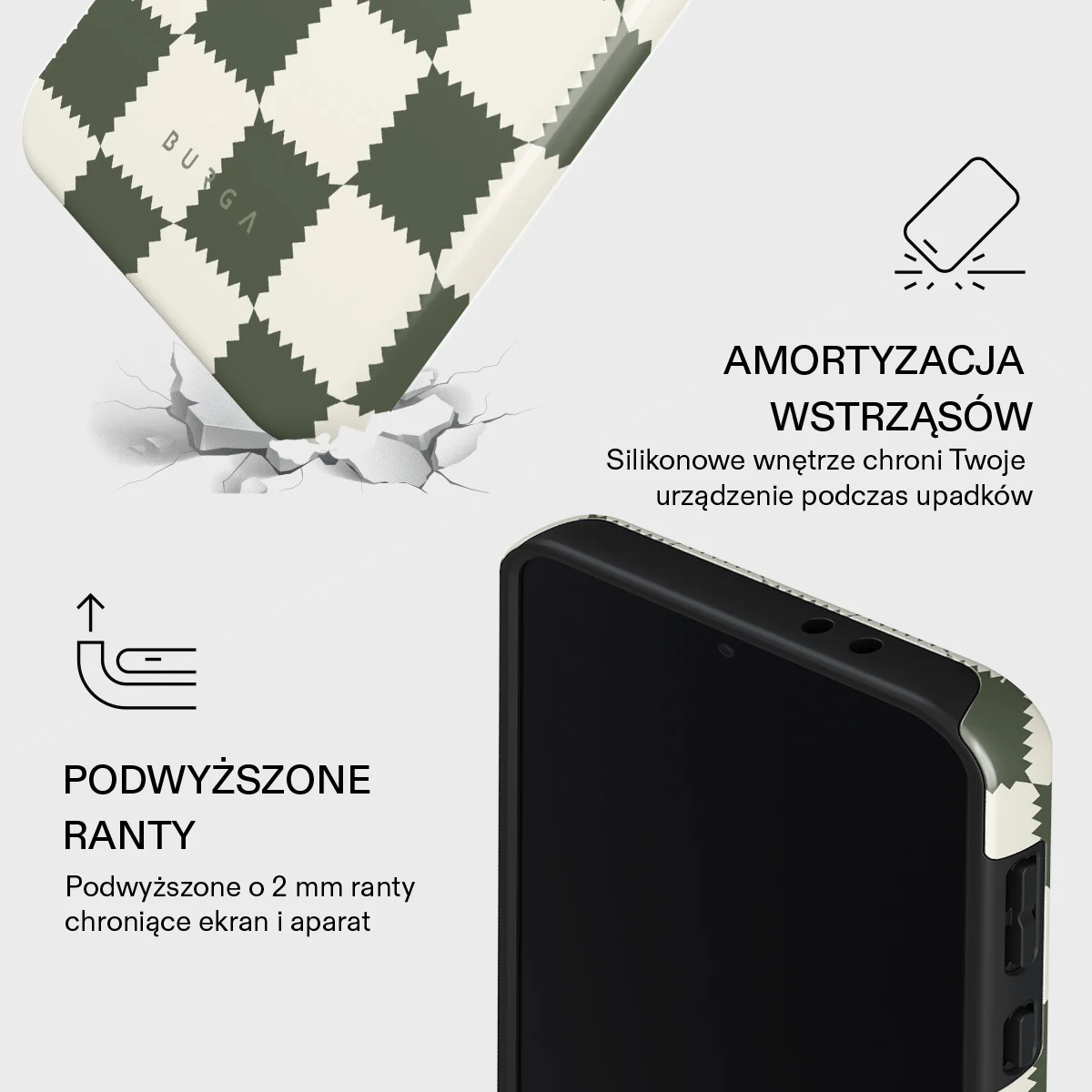 Retro Grid - Samsung Galaxy A36 5G Etui - Image 4