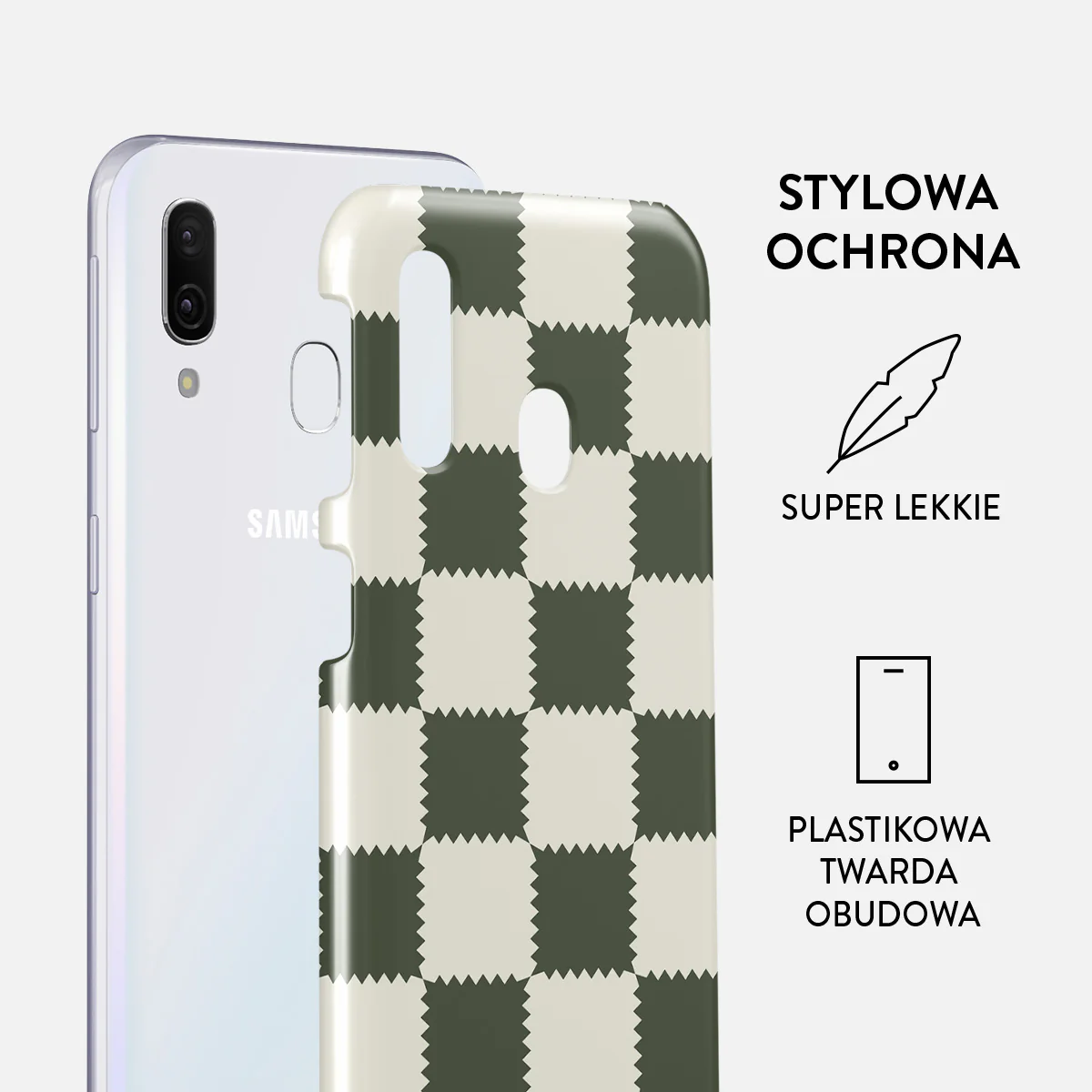 Retro Grid - Samsung Galaxy A40 Etui - Image 2