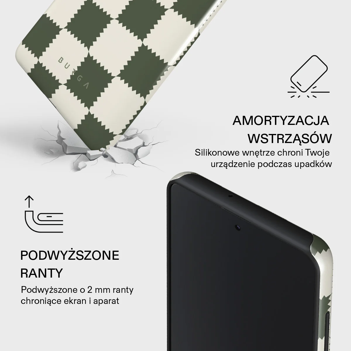 Retro Grid - Samsung Galaxy A51 4G Etui - Image 4