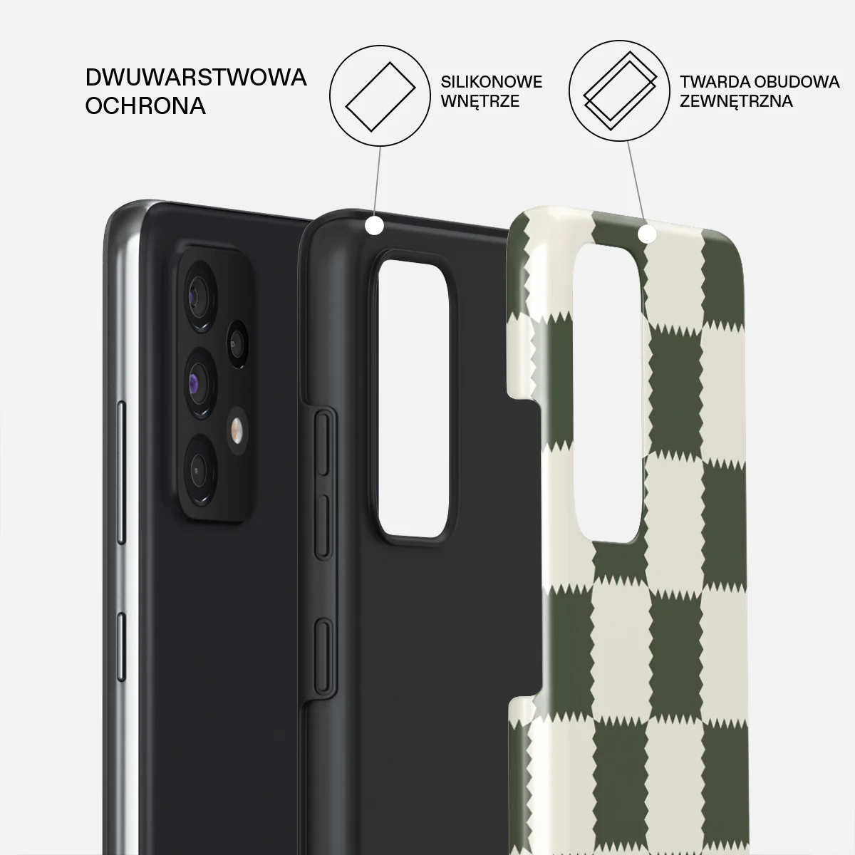 Retro Grid - Samsung Galaxy A52 / A52S 4G / 5G Etui - Image 2