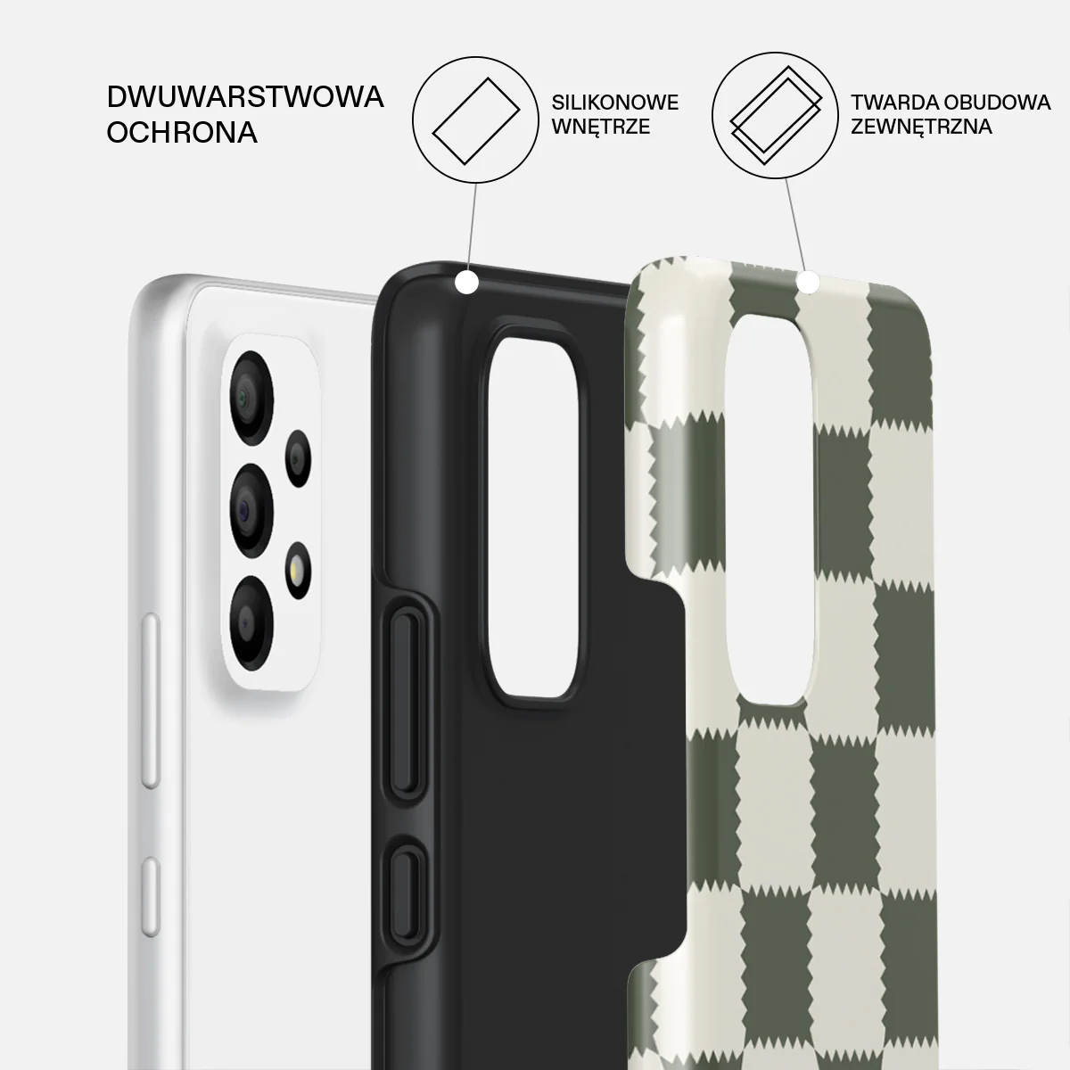 Retro Grid - Samsung Galaxy A53 Etui - Image 2