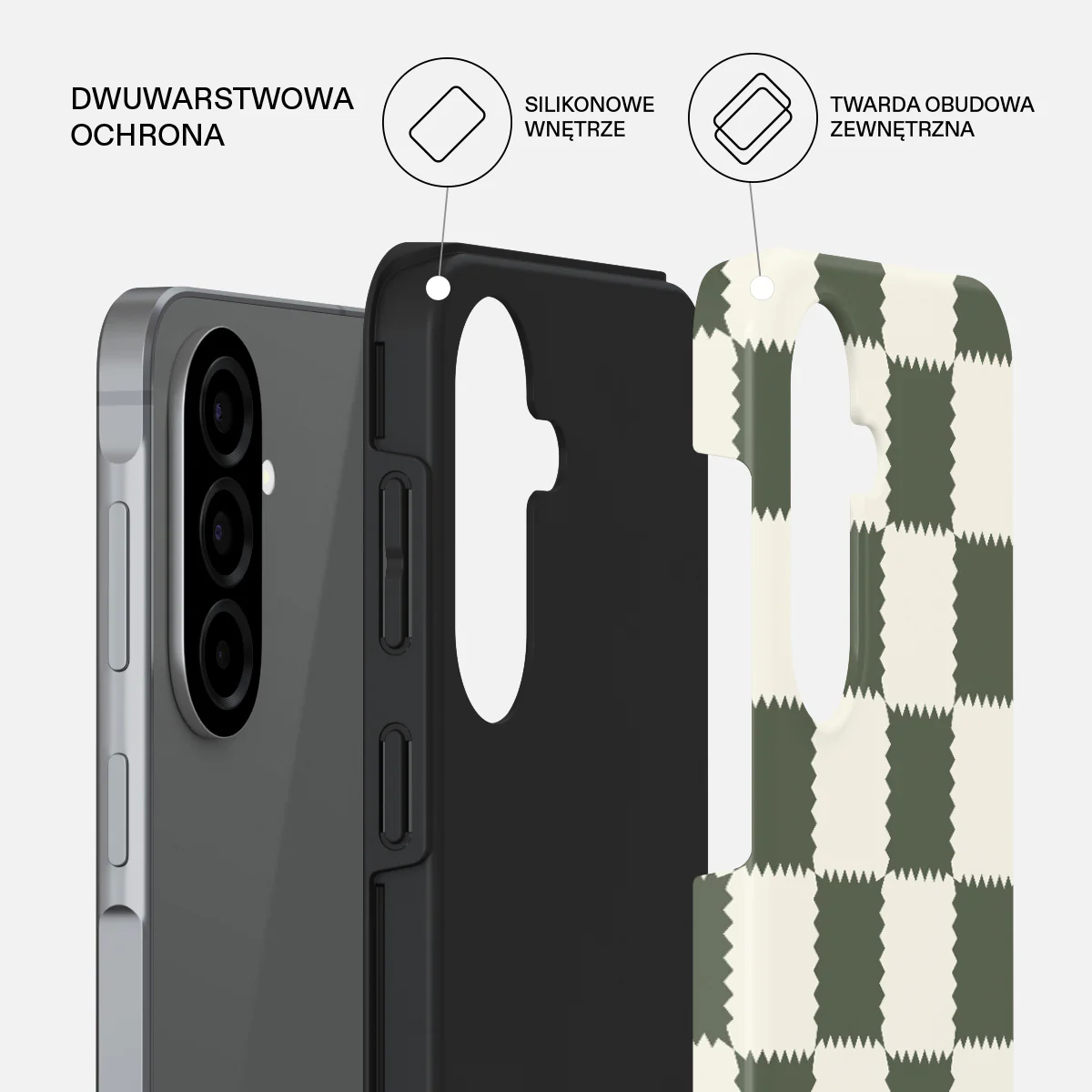 Retro Grid - Samsung Galaxy A57 5G Etui - Image 2