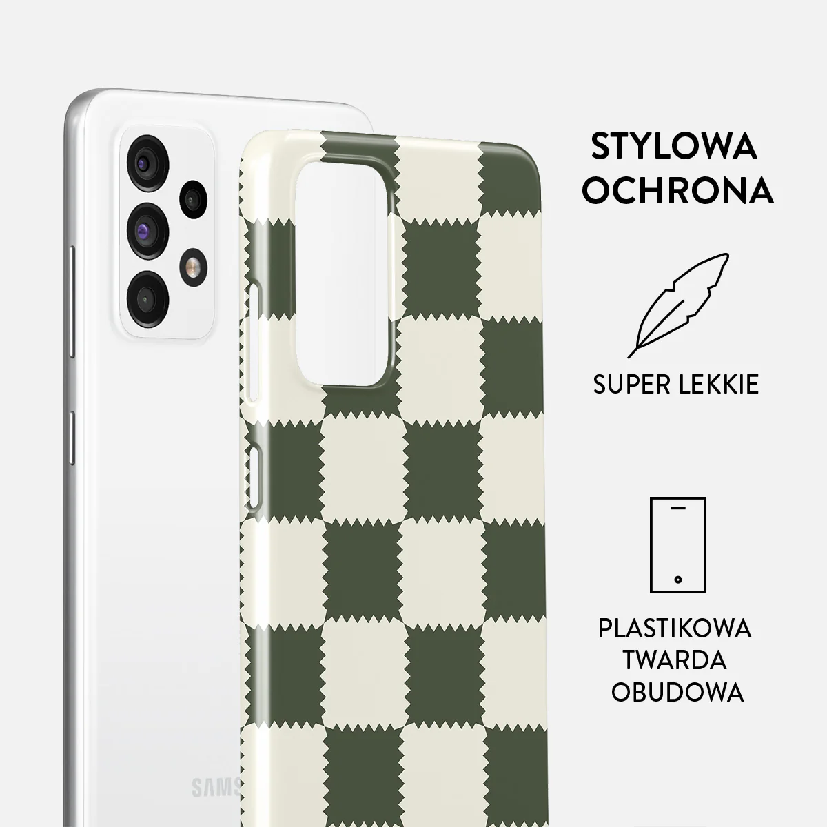Retro Grid - Samsung Galaxy A72 4G / 5G Etui - Image 2