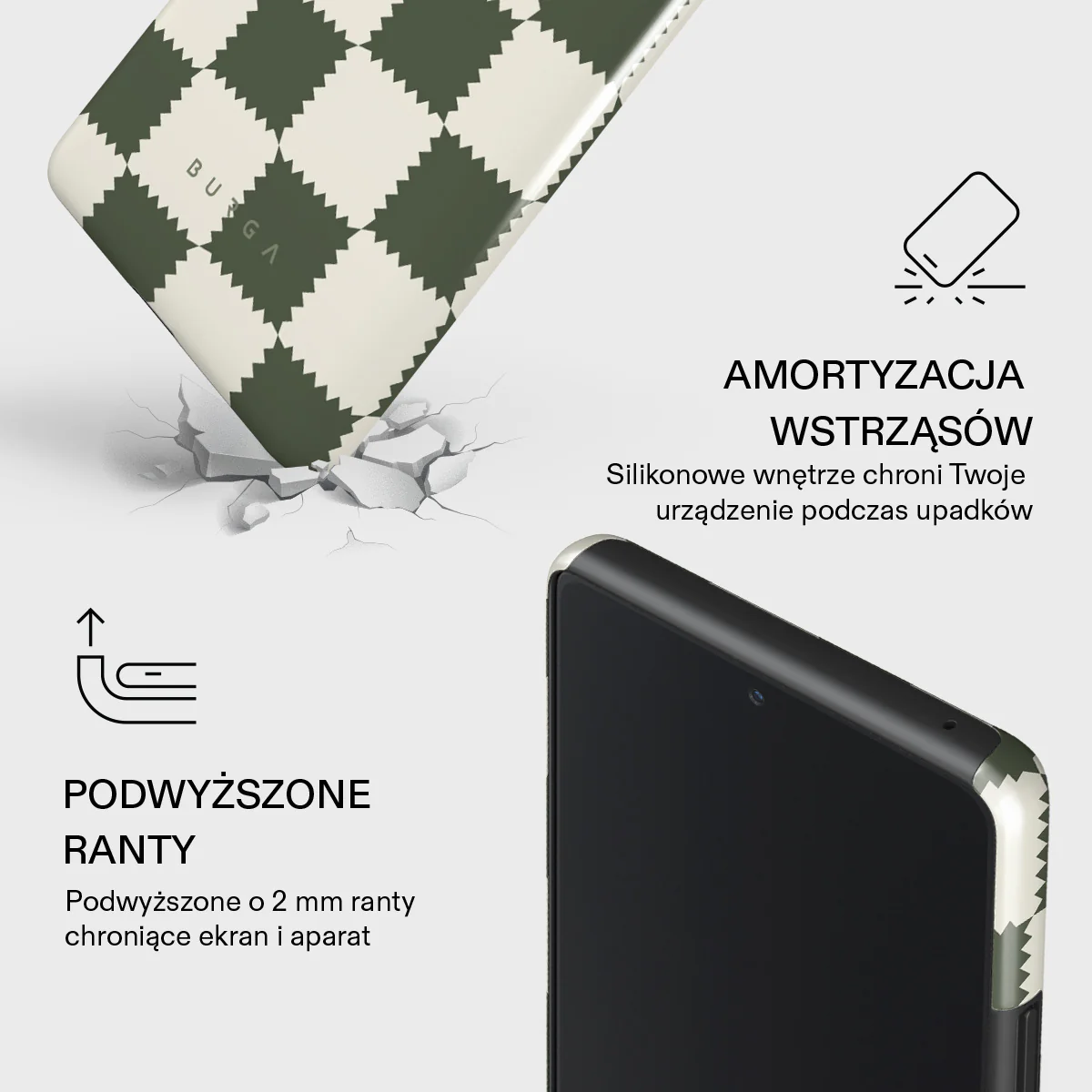 Retro Grid - Samsung Galaxy A72 4G / 5G Etui - Image 8