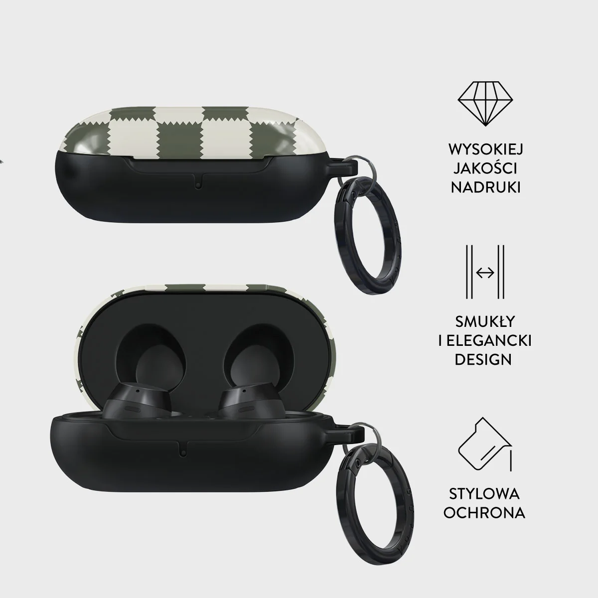 Retro Grid - Etui na Samsung Galaxy Buds Plus - Image 4