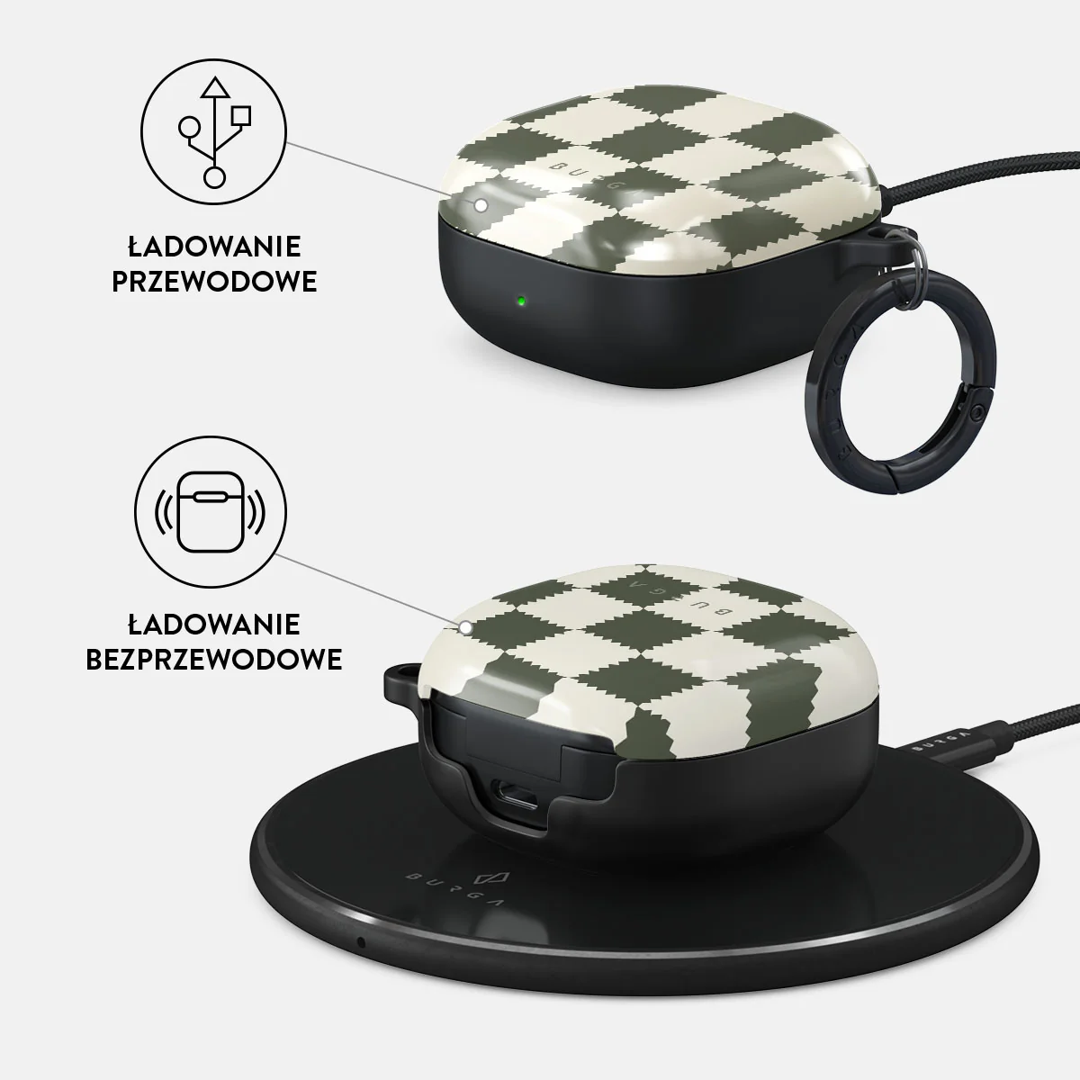 Retro Grid - Etui na Samsung Galaxy Buds Pro 2 - Image 3