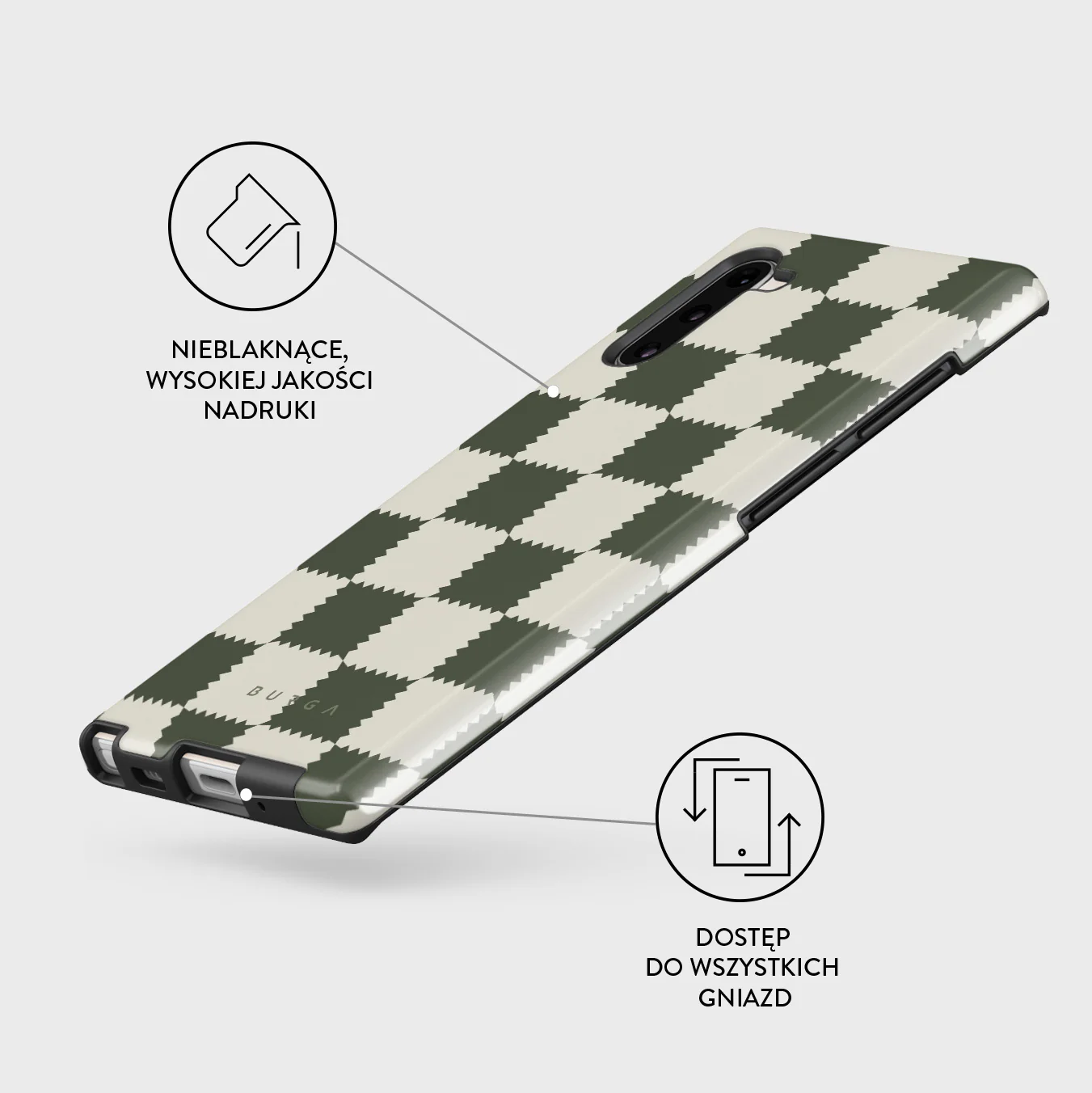 Retro Grid - Samsung Galaxy Note 10 Etui - Image 7