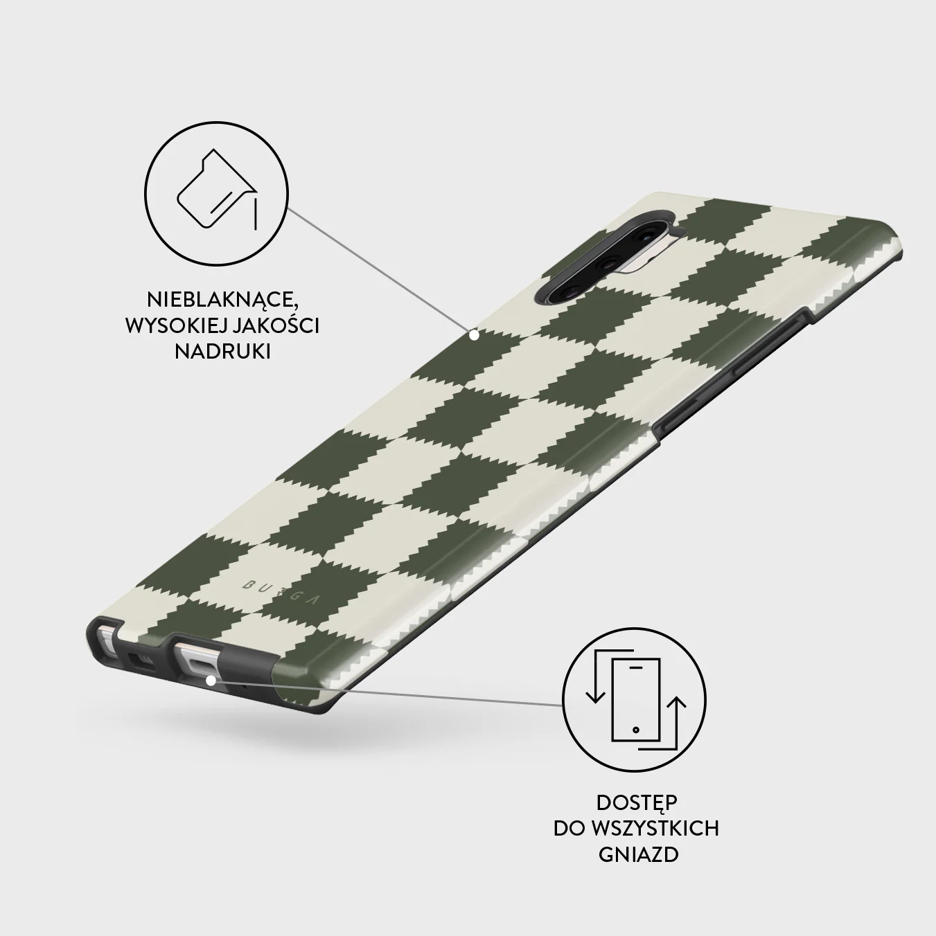 Retro Grid - Samsung Galaxy Note 10 Plus Etui - Image 7