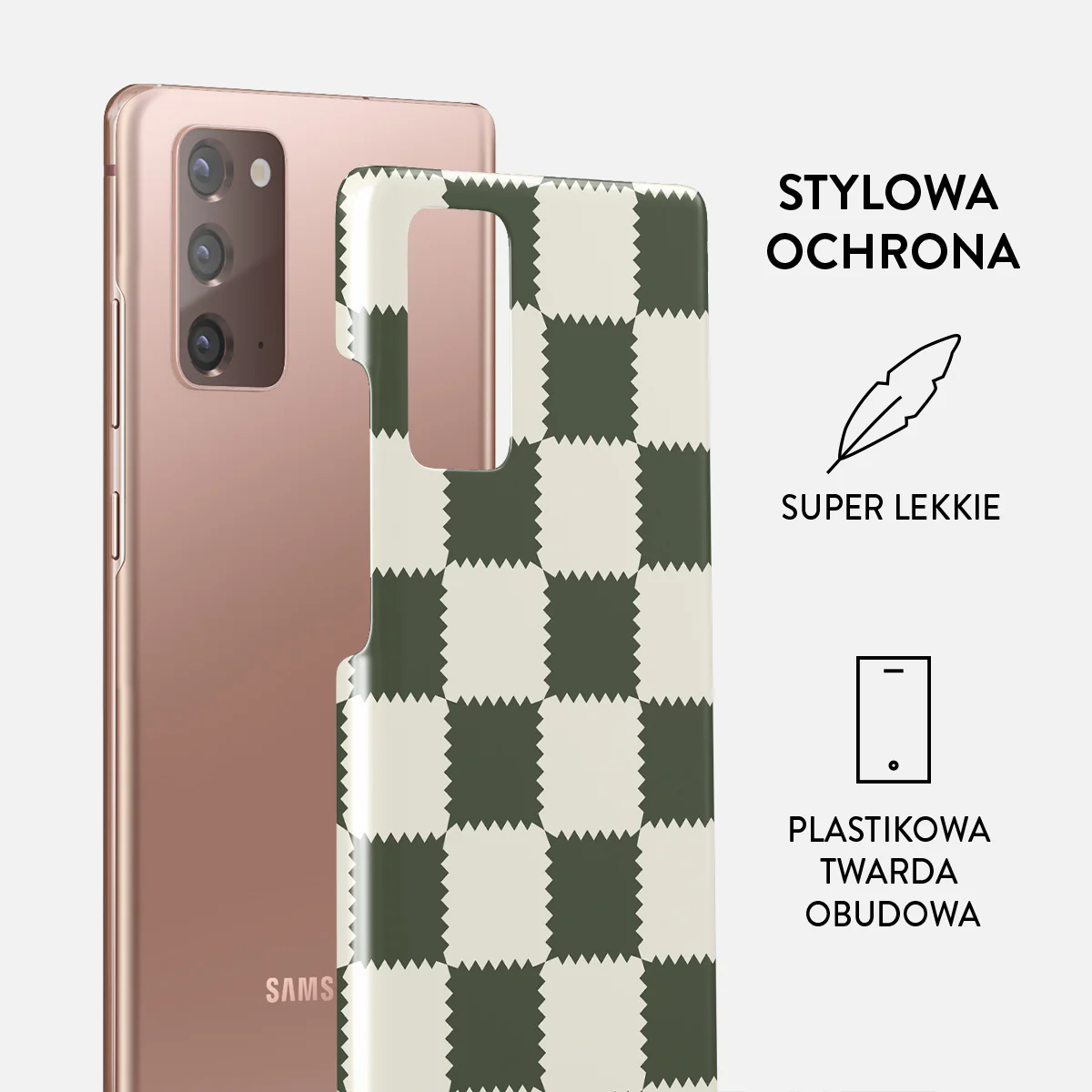 Retro Grid - Samsung Galaxy Note 20 4G / 5G Etui - Image 2