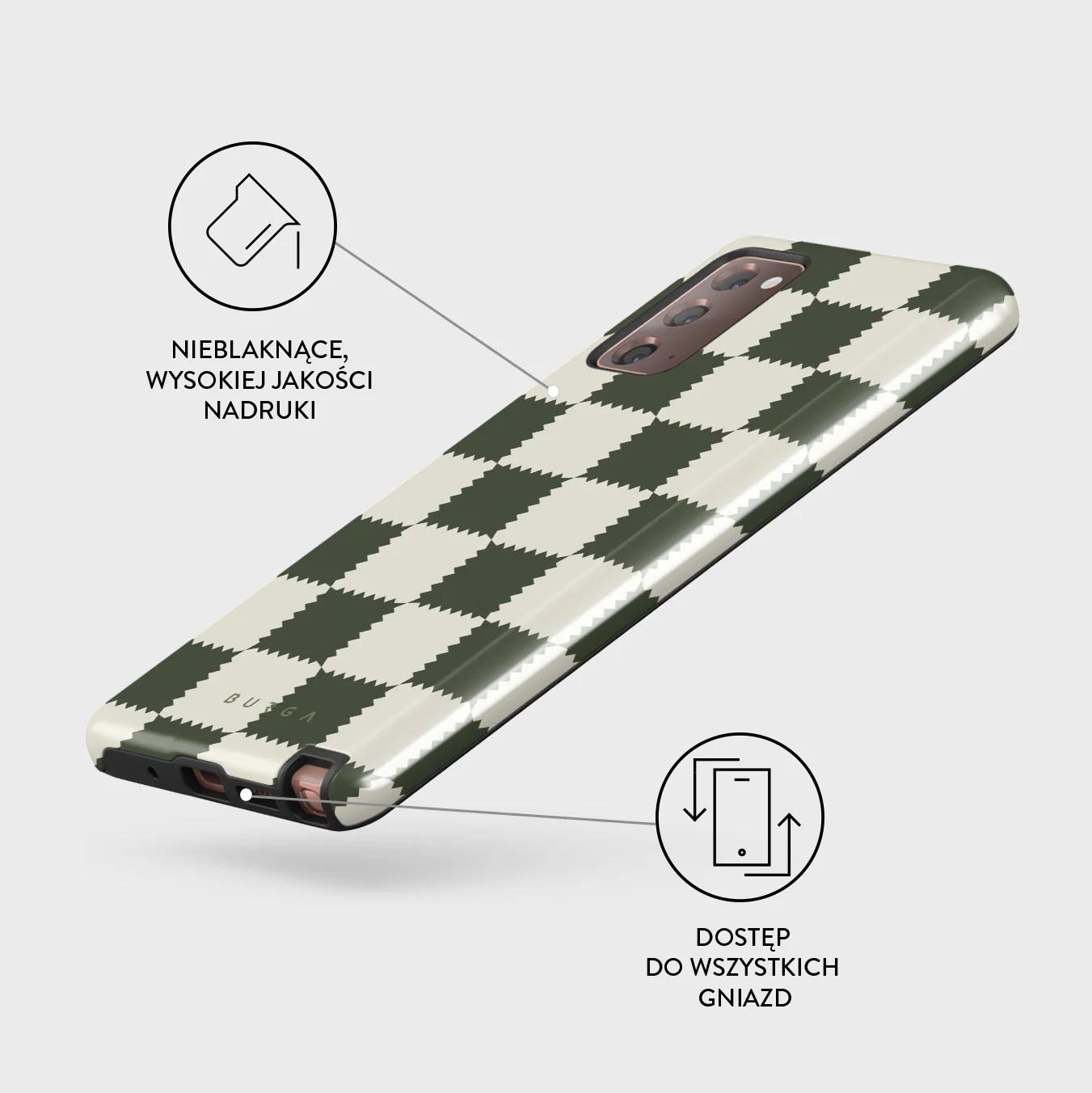 Retro Grid - Samsung Galaxy Note 20 4G / 5G Etui - Image 7