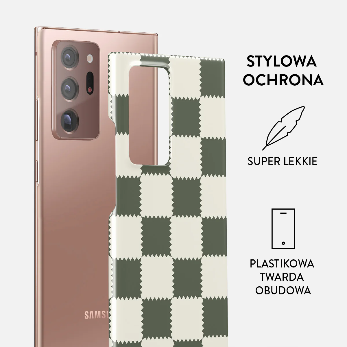 Retro Grid - Samsung Galaxy Note 20 Ultra 4G / 5G Etui - Image 2