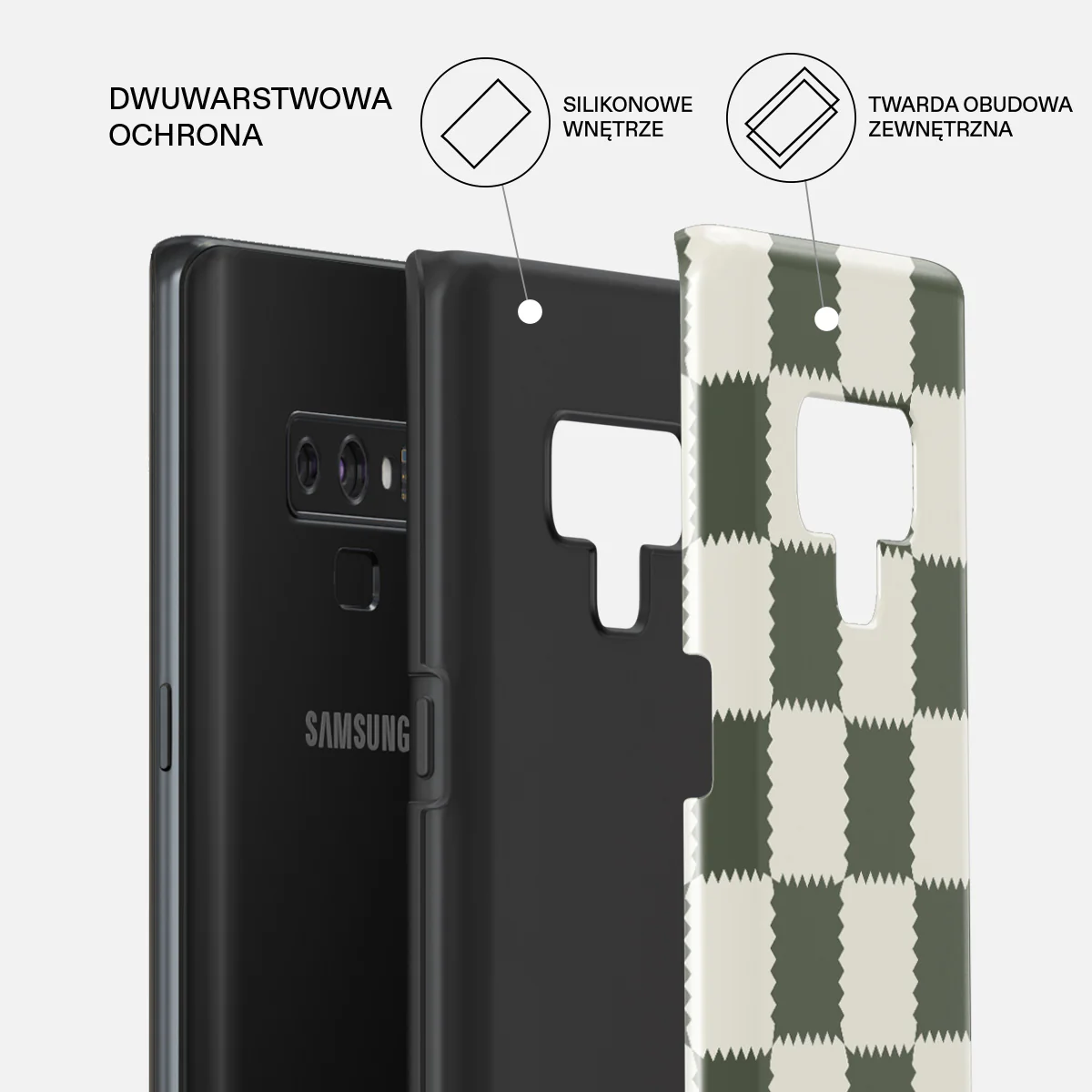 Retro Grid - Samsung Galaxy Note 9 Etui - Image 6