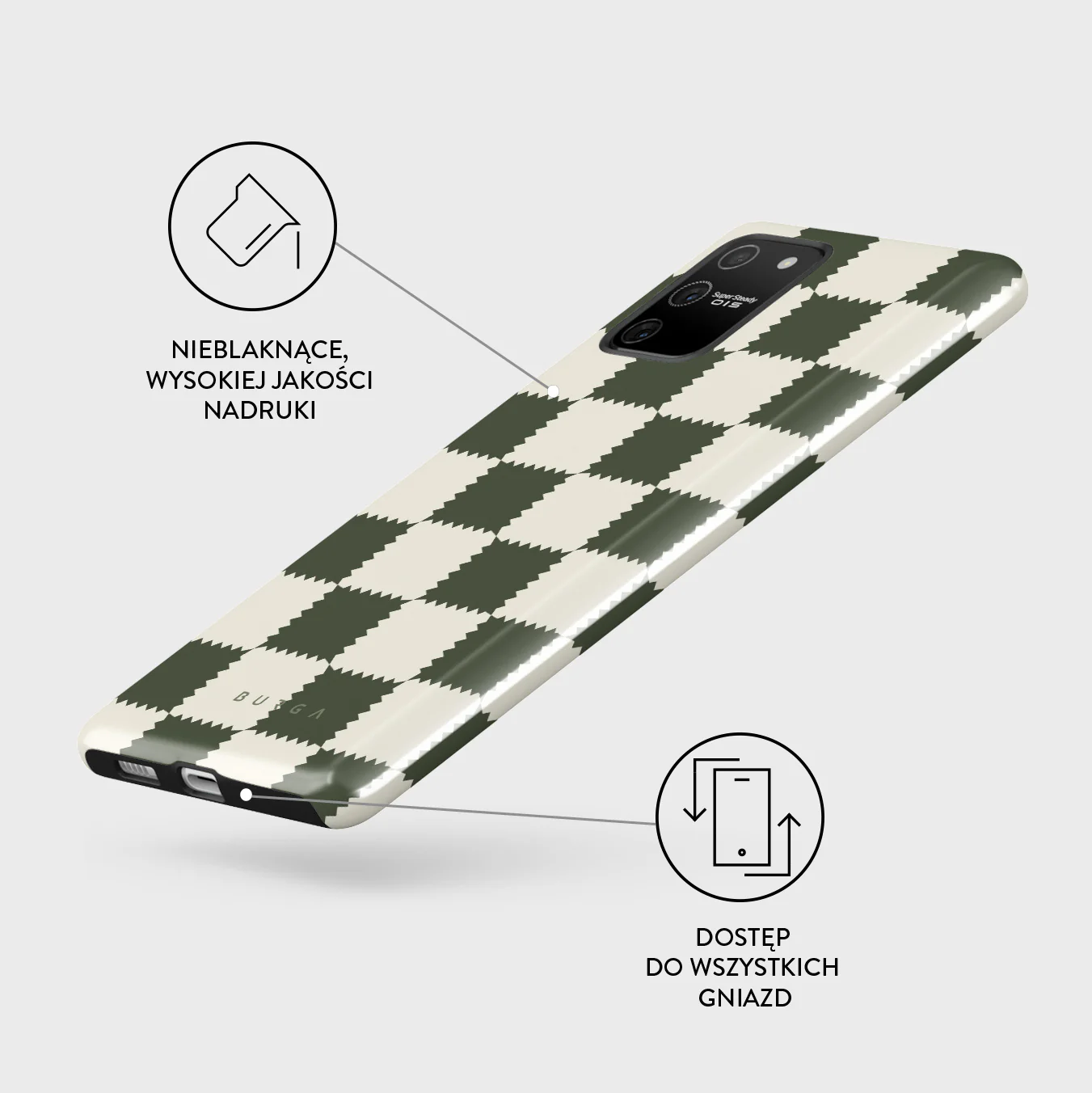 Retro Grid - Samsung Galaxy S10 Lite Etui - Image 3