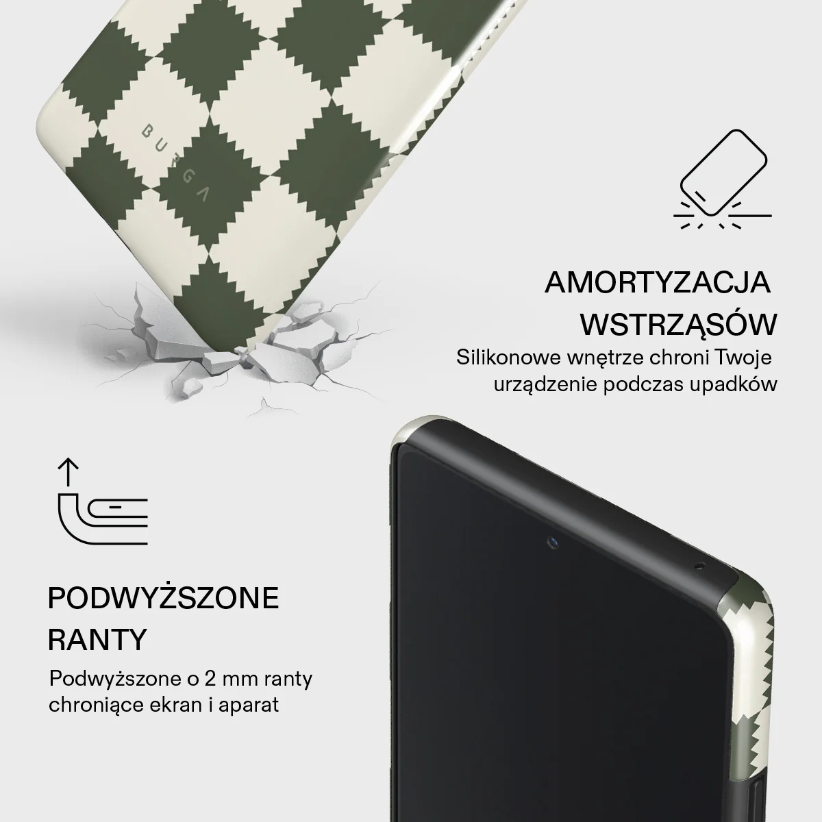 Retro Grid - Samsung Galaxy S10 Lite Etui - Image 4