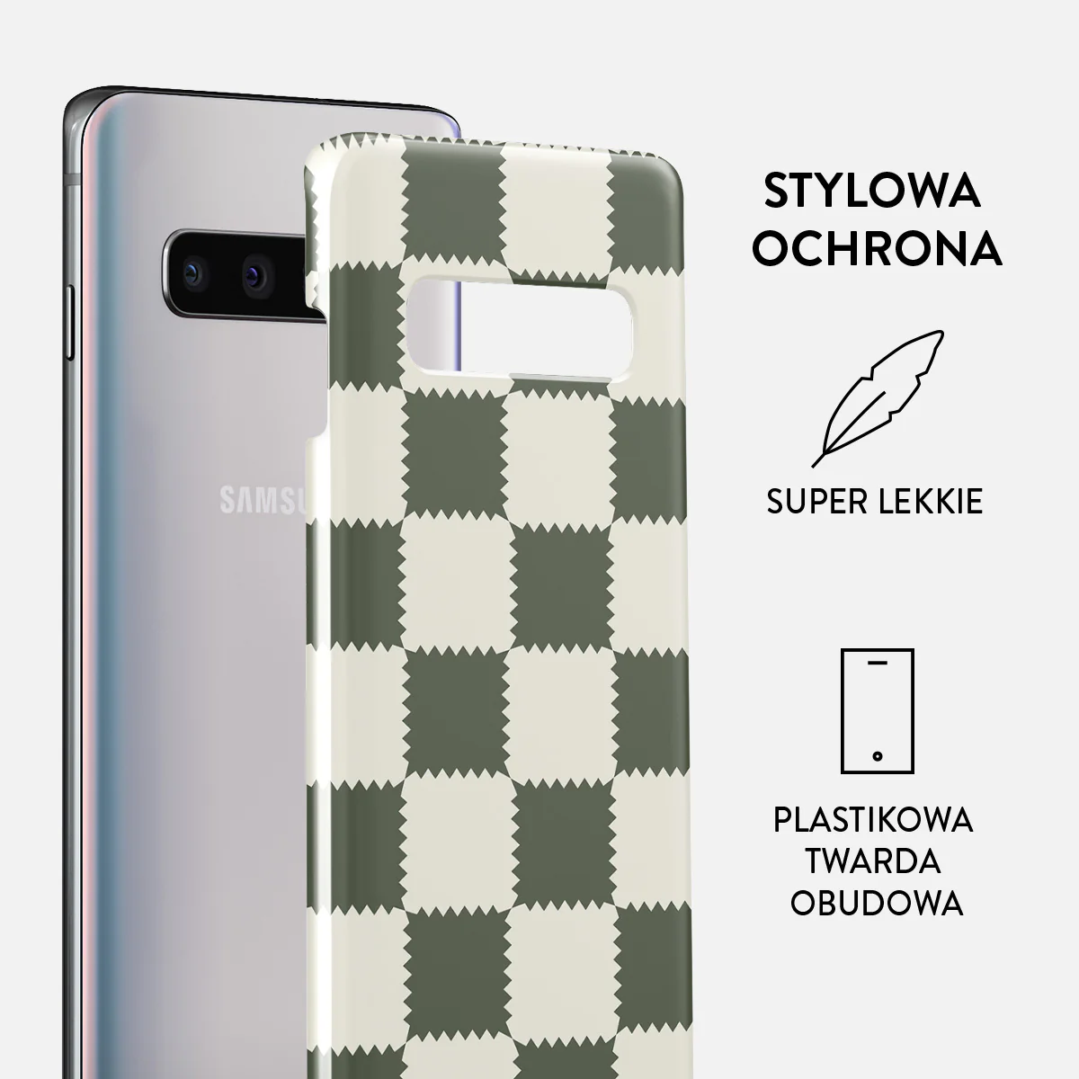 Retro Grid - Samsung Galaxy S10 Plus Etui - Image 2