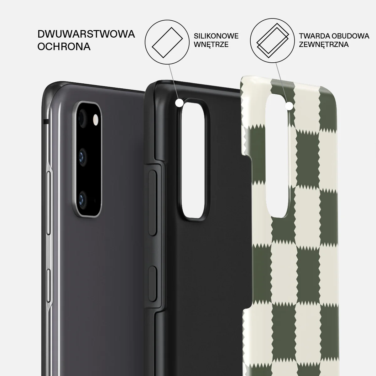 Retro Grid - Samsung Galaxy S20 4G / 5G Etui - Image 6