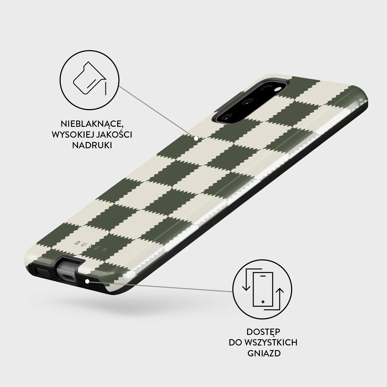 Retro Grid - Samsung Galaxy S20 FE 4G / 5G Etui - Image 3