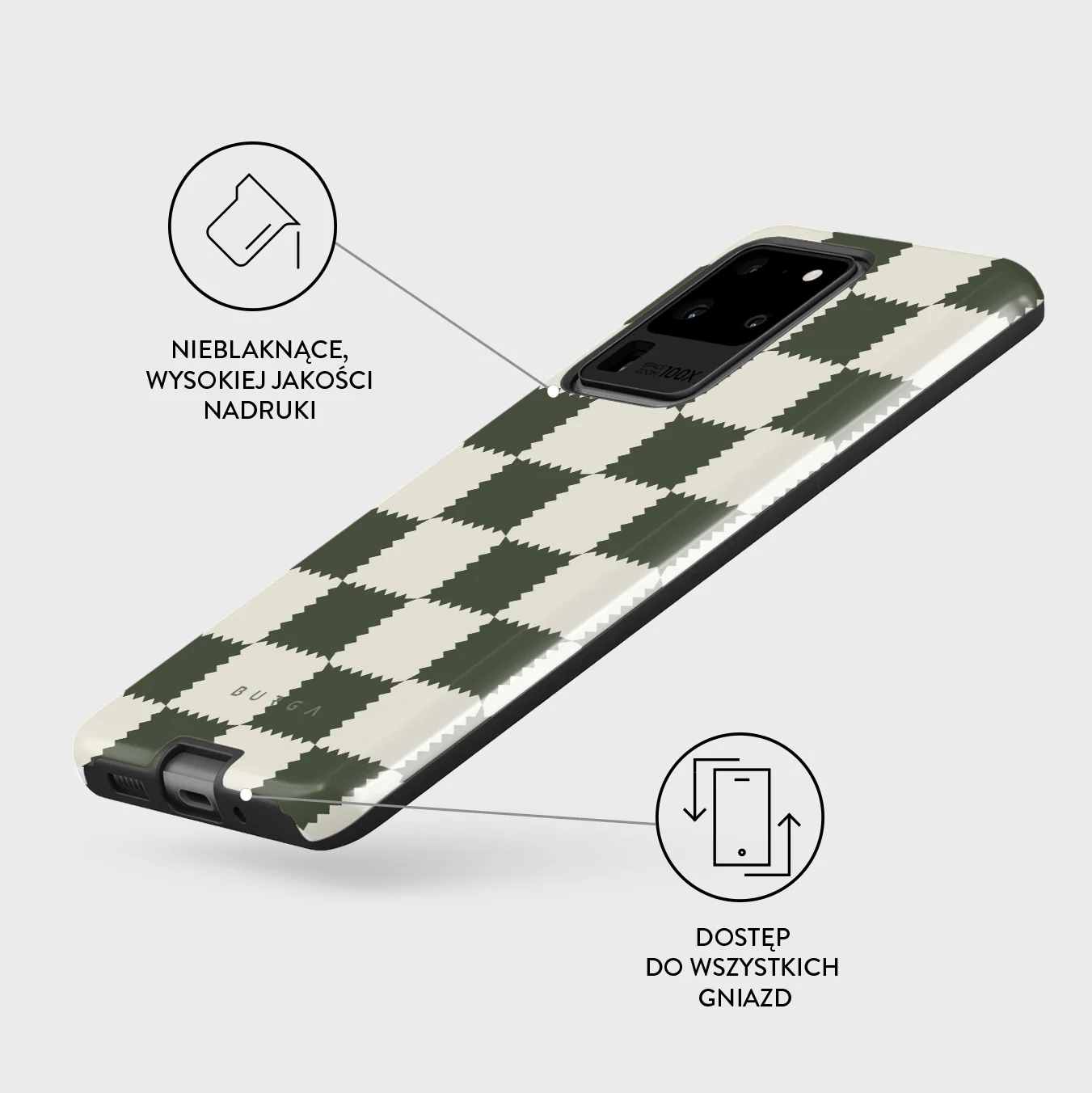 Retro Grid - Samsung Galaxy S20 Ultra 4G / 5G Etui - Image 7