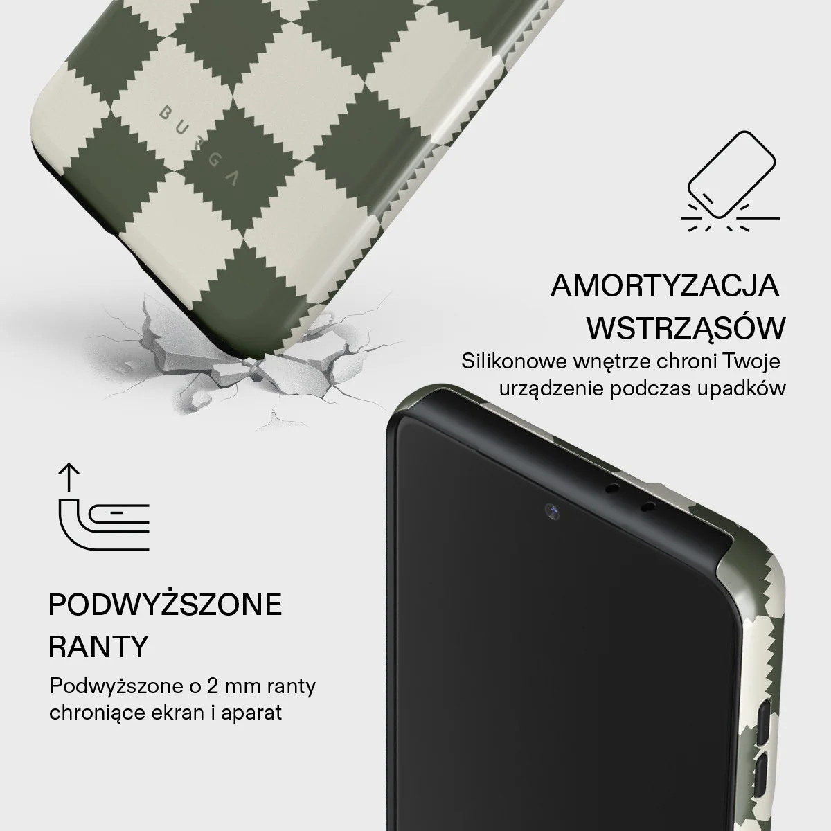 Retro Grid - Samsung Galaxy S21 Etui - Image 4