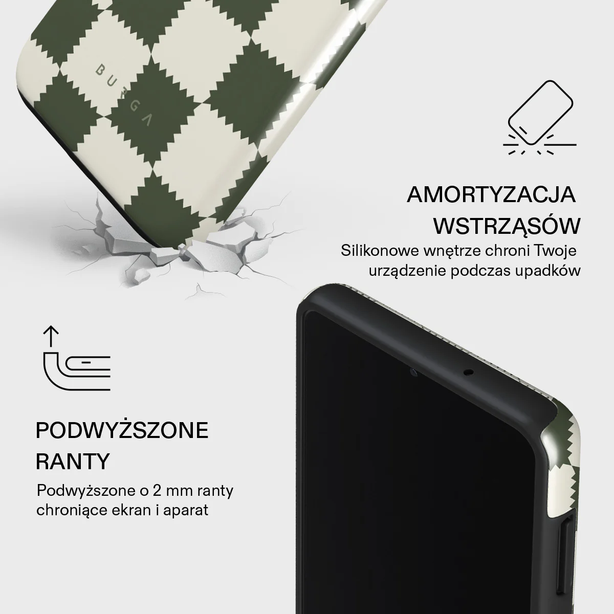 Retro Grid - Samsung Galaxy S21 FE Etui - Image 4