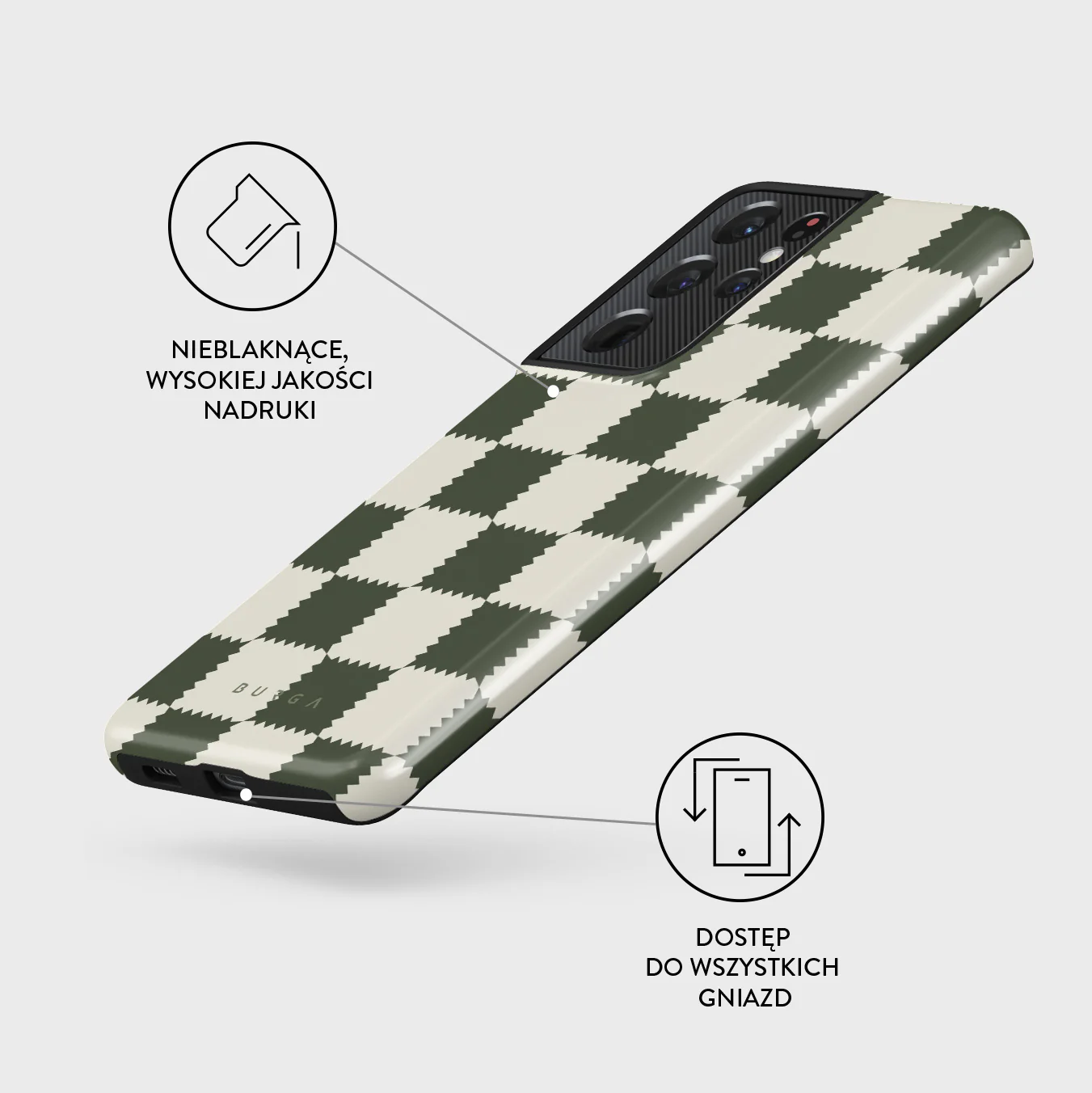 Retro Grid - Samsung Galaxy S21 Ultra Etui - Image 7