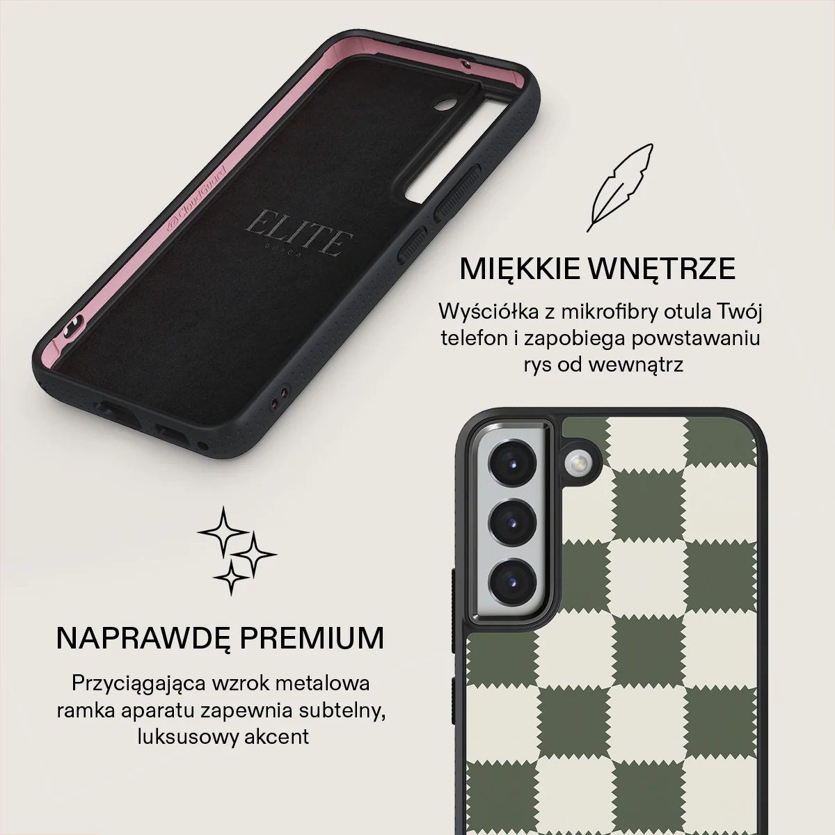 Retro Grid - Samsung Galaxy S22 Etui - Image 17