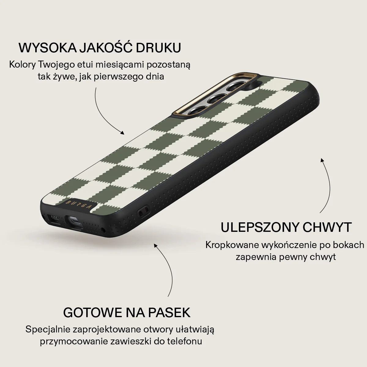 Retro Grid - Samsung Galaxy S22 Plus Etui - Image 9