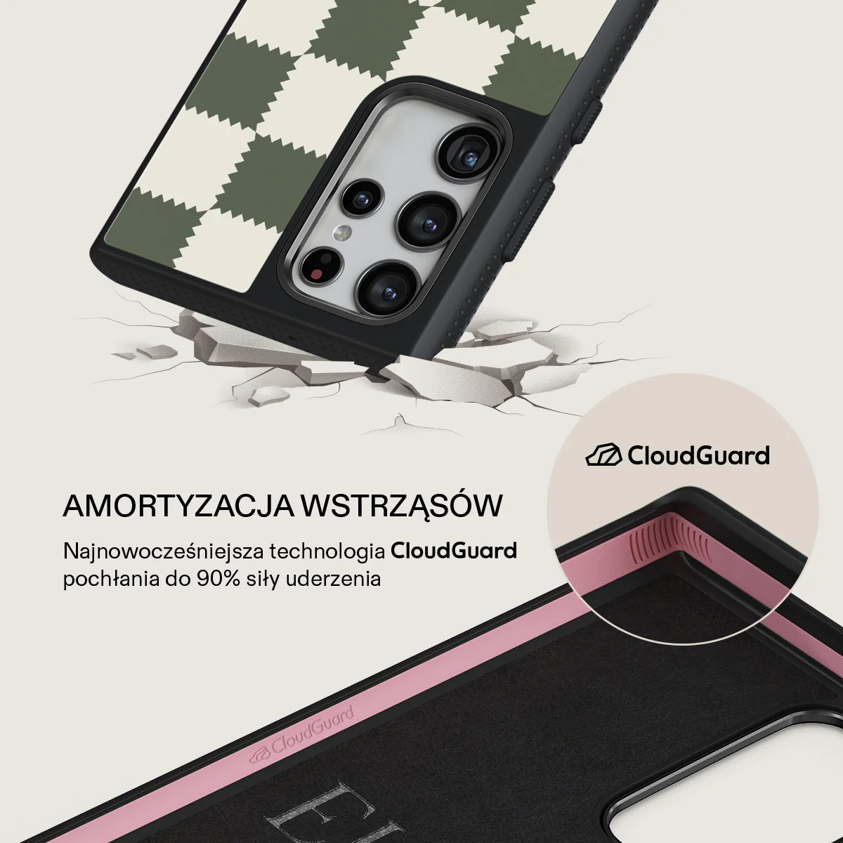 Retro Grid - Samsung Galaxy S22 Ultra Etui - Image 14