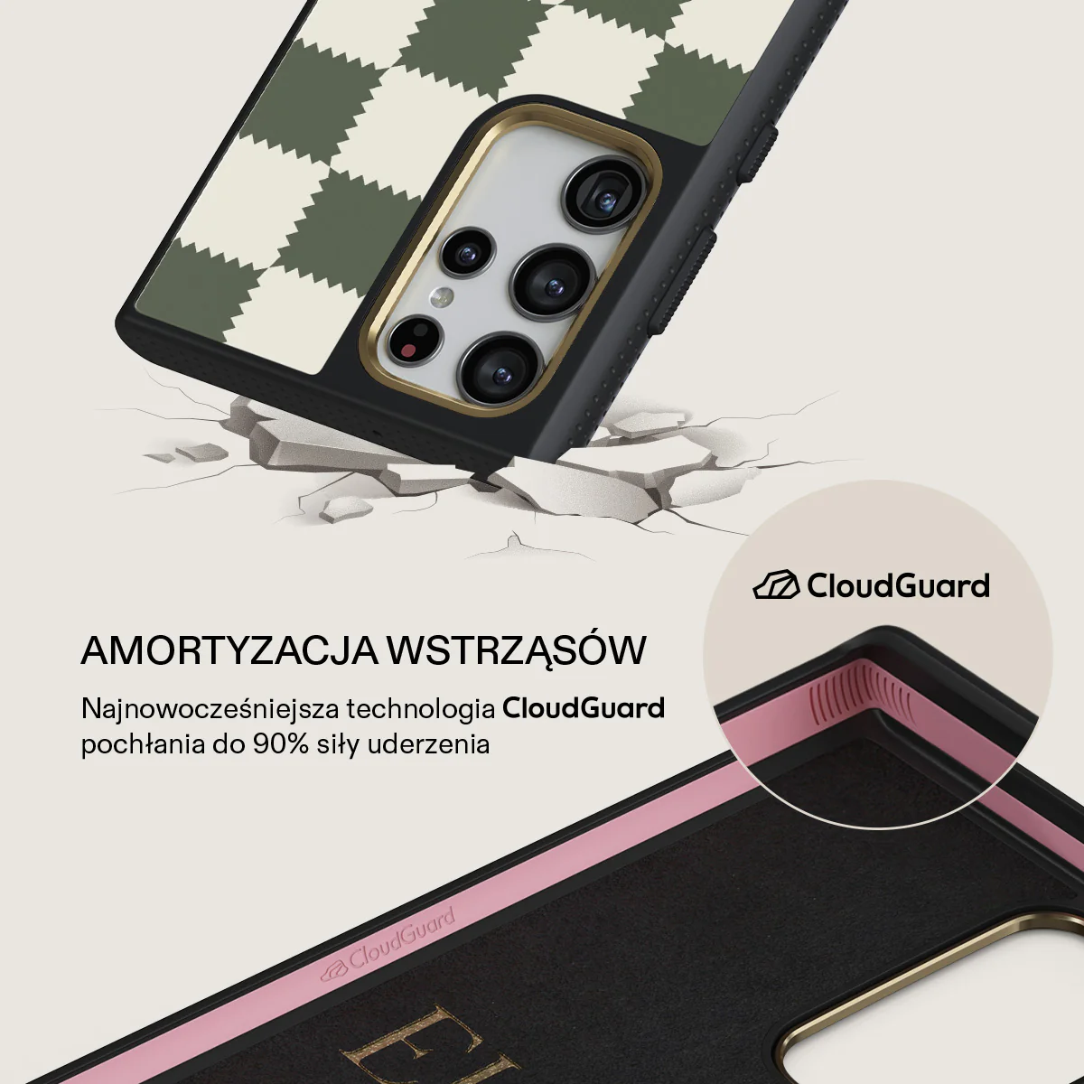 Retro Grid - Samsung Galaxy S22 Ultra Etui - Image 7