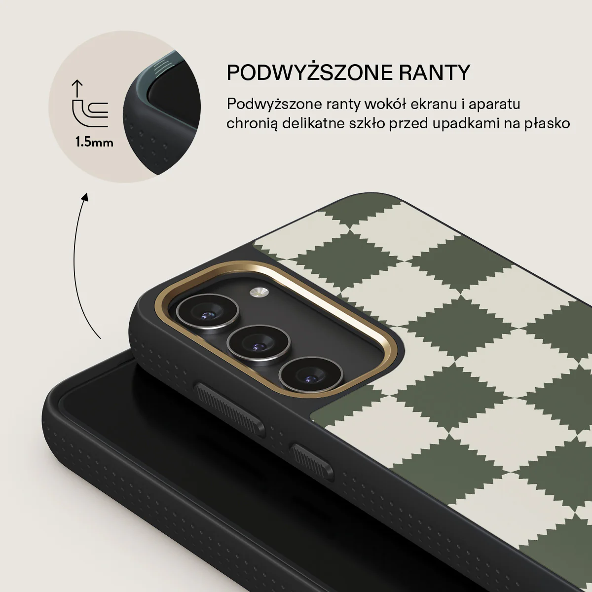 Retro Grid - Samsung Galaxy S23 Etui - Image 8