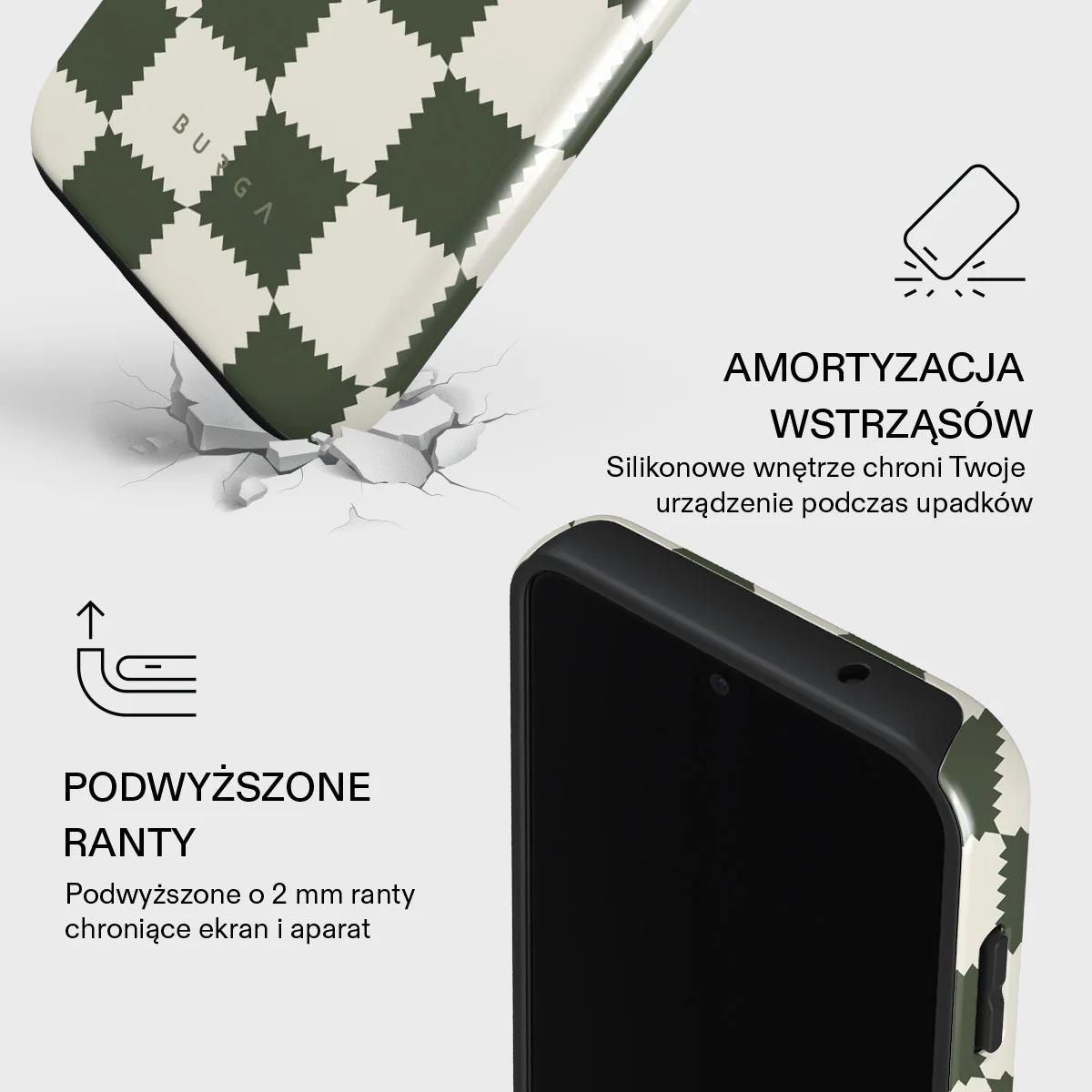 Retro Grid - Samsung Galaxy S23 FE Etui - Image 4