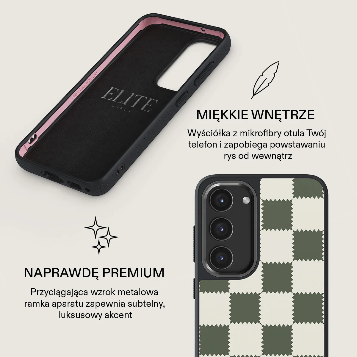 Retro Grid - Samsung Galaxy S23 Plus Etui - Image 17