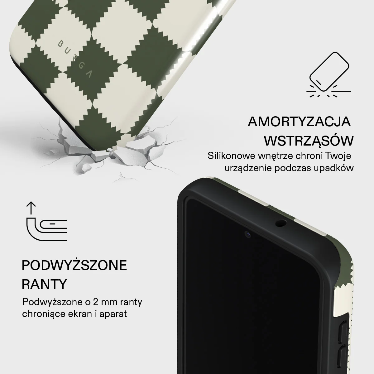 Retro Grid - Samsung Galaxy S23 Plus Etui - Image 4