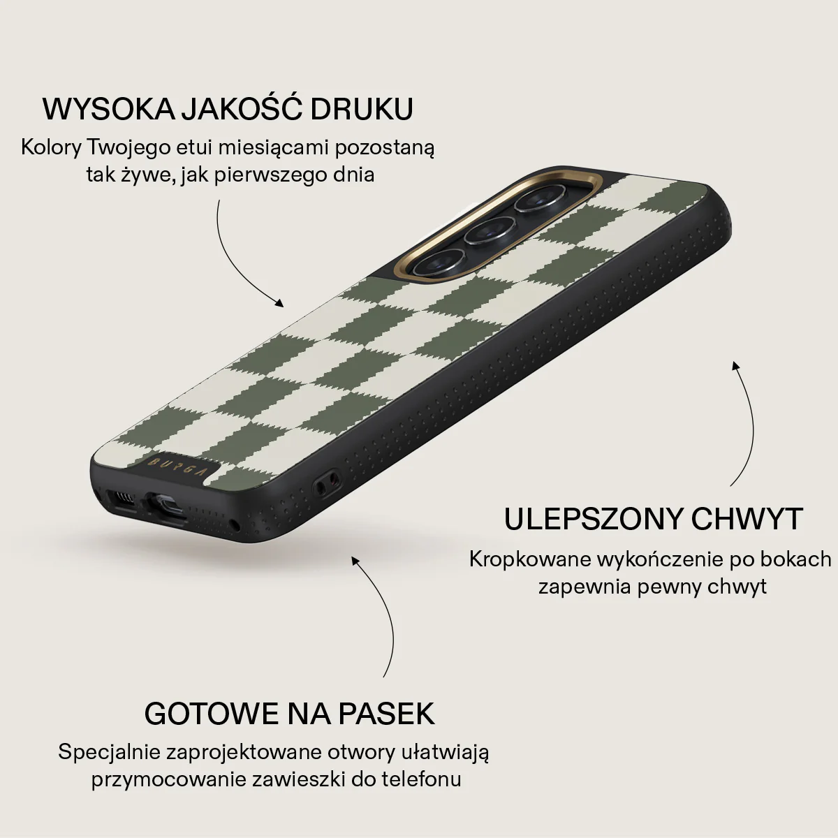 Retro Grid - Samsung Galaxy S23 Plus Etui - Image 9