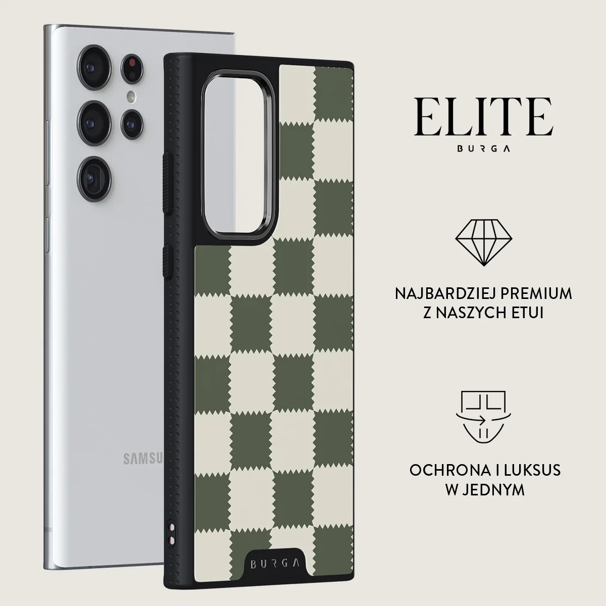 Retro Grid - Samsung Galaxy S23 Ultra Etui - Image 13