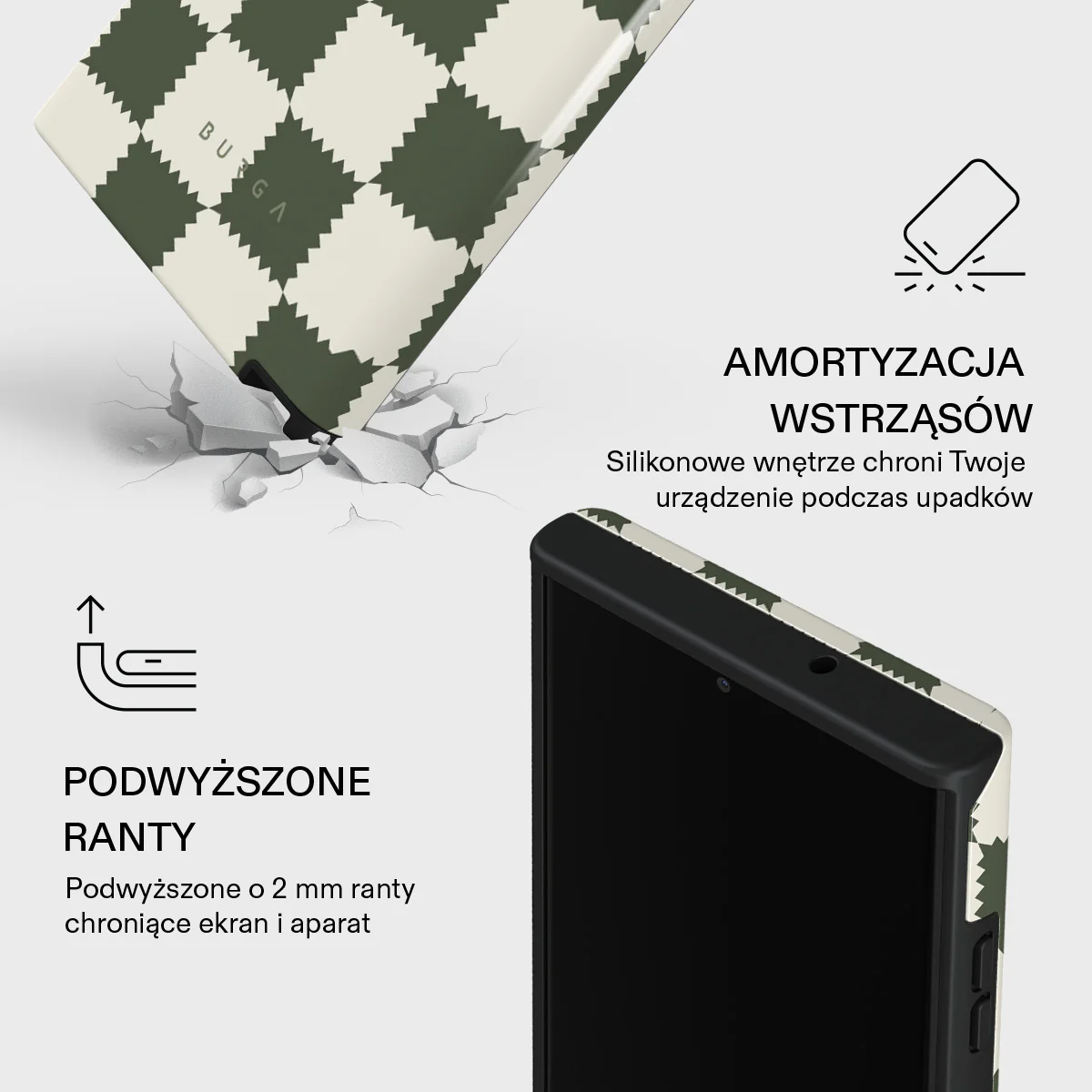 Retro Grid - Samsung Galaxy S23 Ultra Etui - Image 4