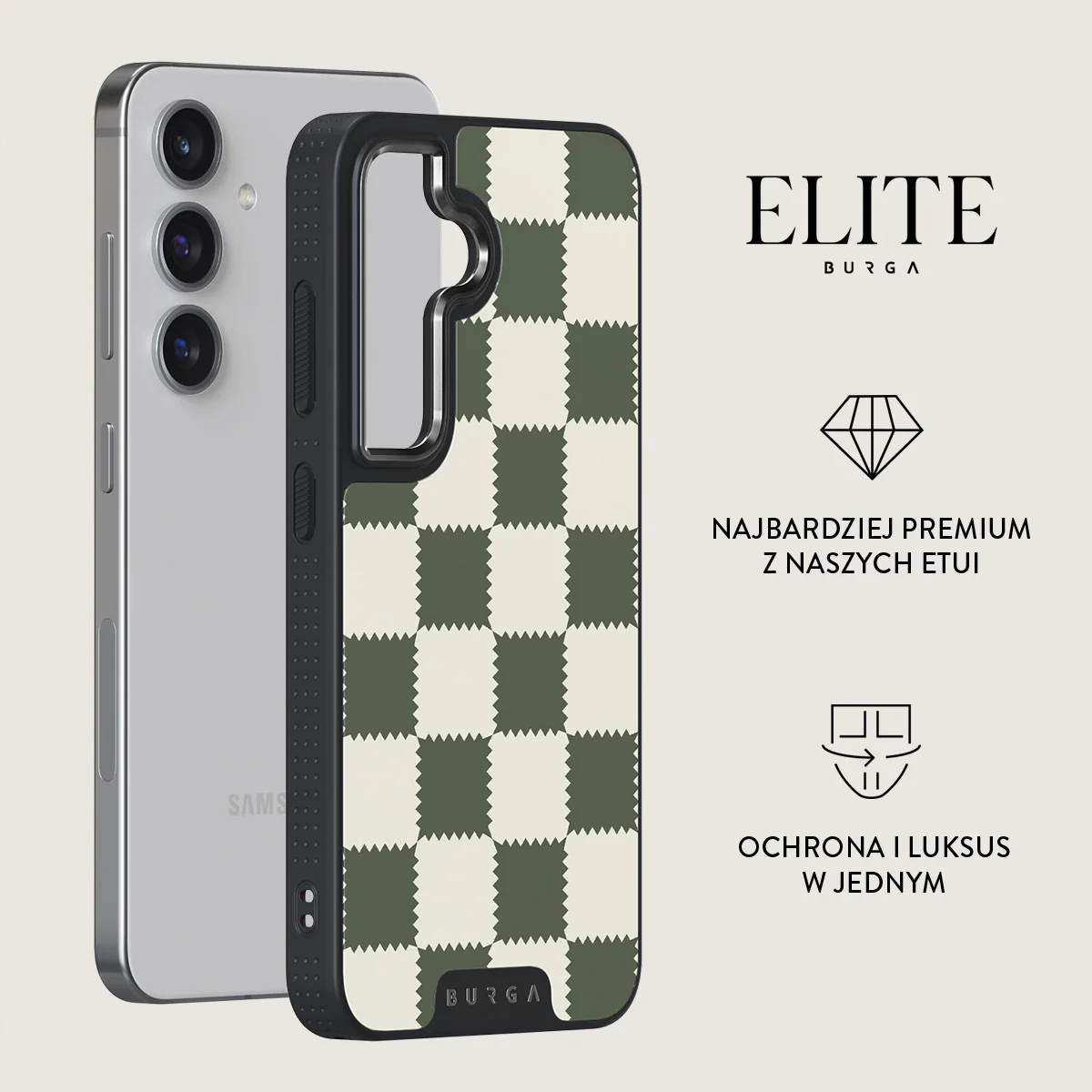 Retro Grid - Samsung Galaxy S24 Etui - Image 13