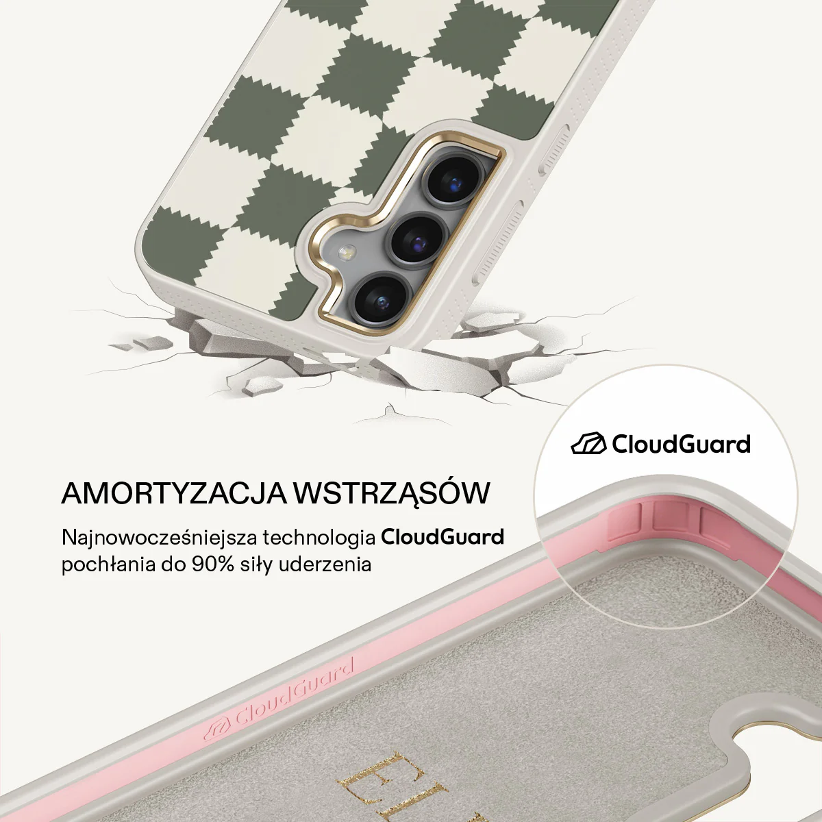 Retro Grid - Samsung Galaxy S24 Etui - Image 21