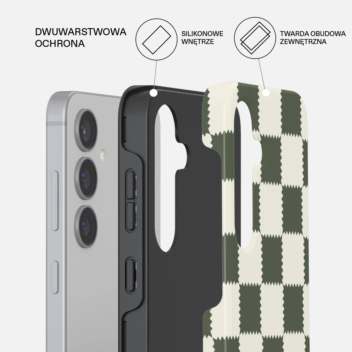 Retro Grid - Samsung Galaxy S24 FE Etui - Image 2