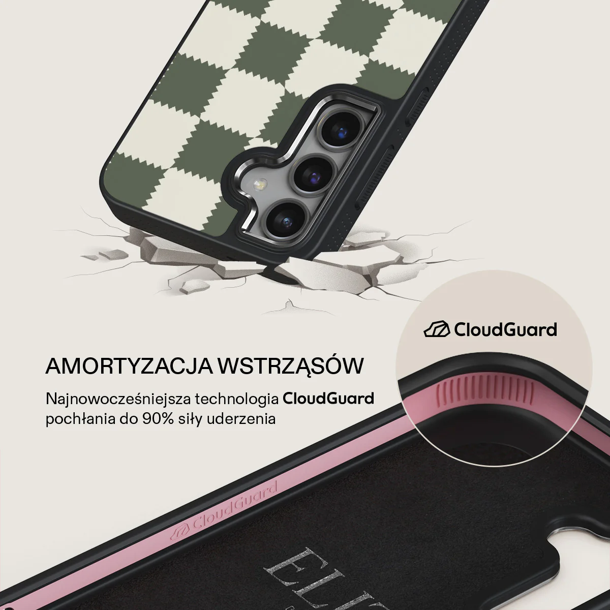 Retro Grid - Samsung Galaxy S24 Plus Etui - Image 14