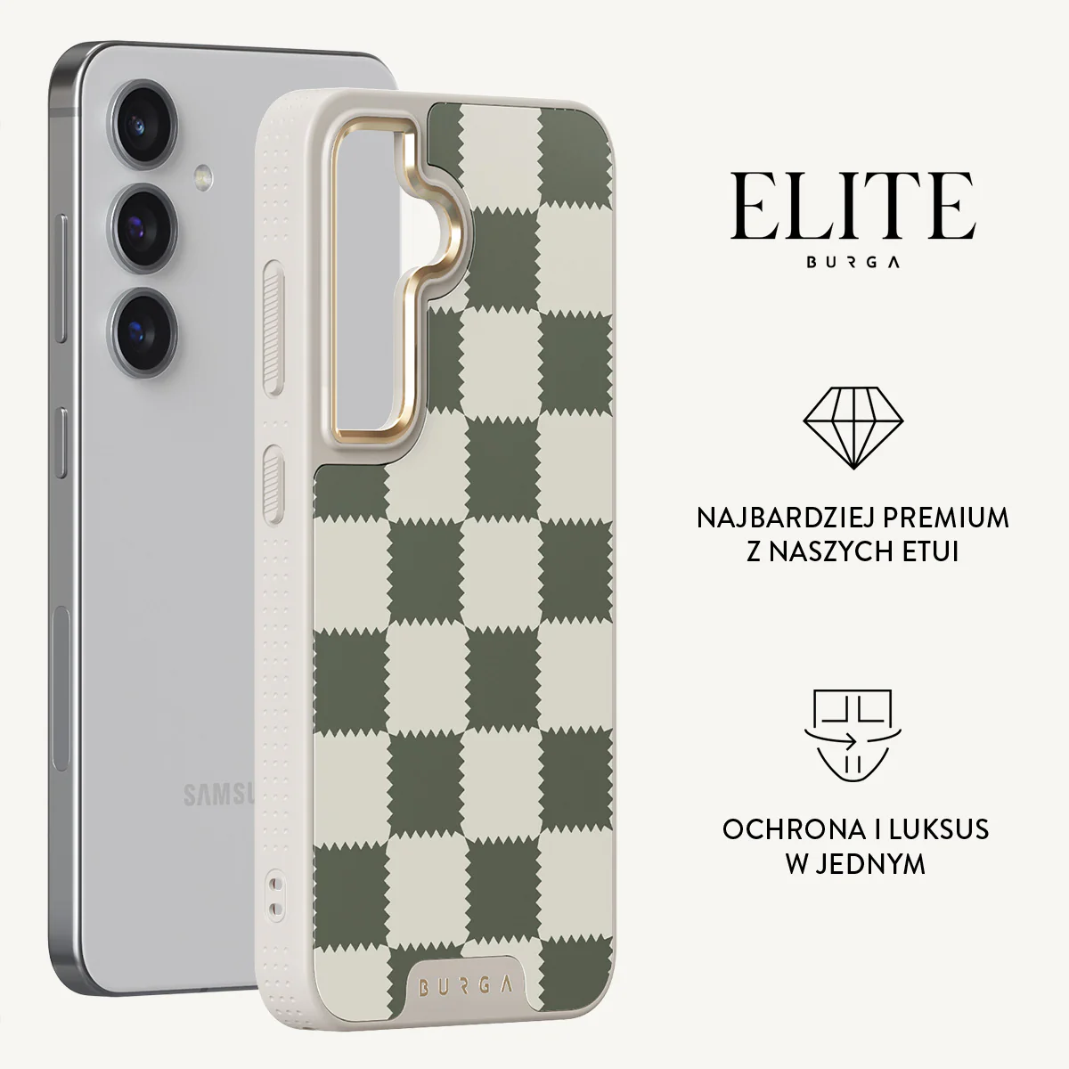 Retro Grid - Samsung Galaxy S24 Plus Etui - Image 20