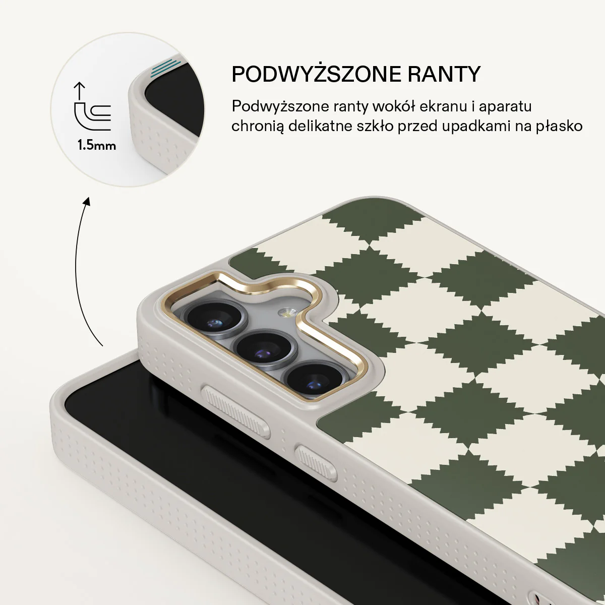 Retro Grid - Samsung Galaxy S24 Plus Etui - Image 22