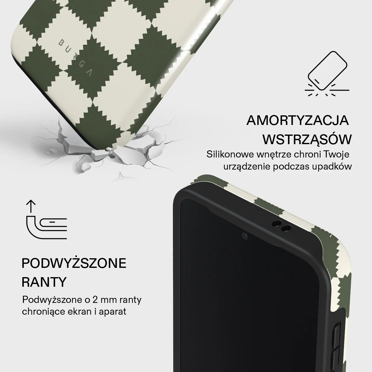 Retro Grid - Samsung Galaxy S24 Plus Etui - Image 4