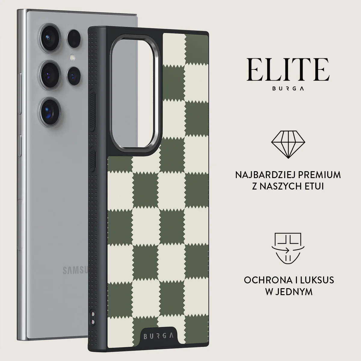 Retro Grid - Samsung Galaxy S24 Ultra Etui - Image 13