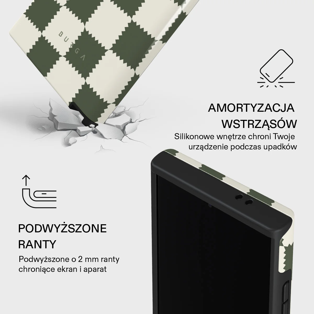 Retro Grid - Samsung Galaxy S24 Ultra Etui - Image 4