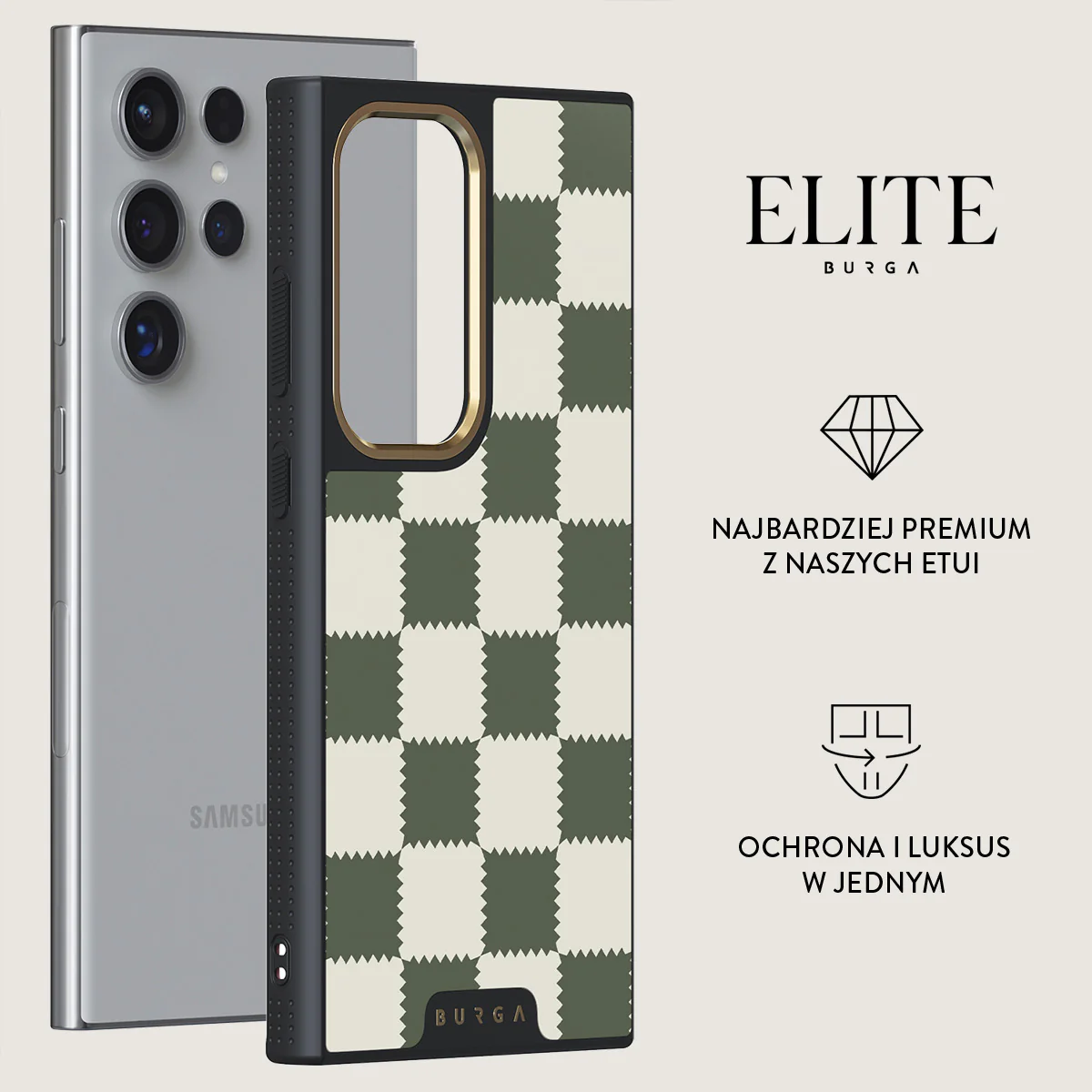 Retro Grid - Samsung Galaxy S24 Ultra Etui - Image 6