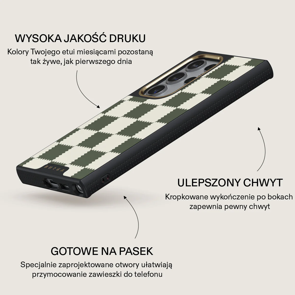 Retro Grid - Samsung Galaxy S24 Ultra Etui - Image 9