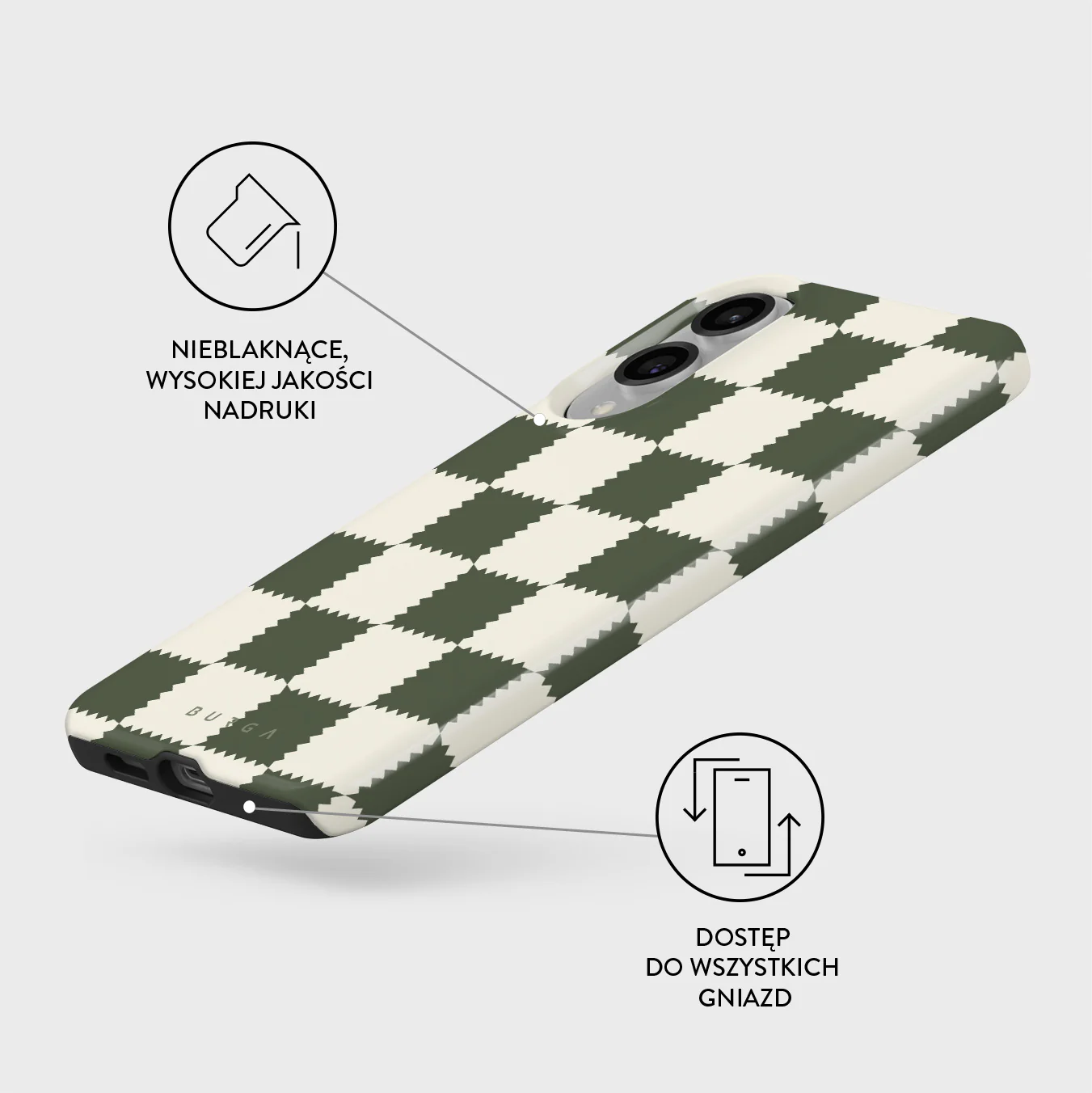 Retro Grid - Samsung Galaxy S25 Edge Etui - Image 3